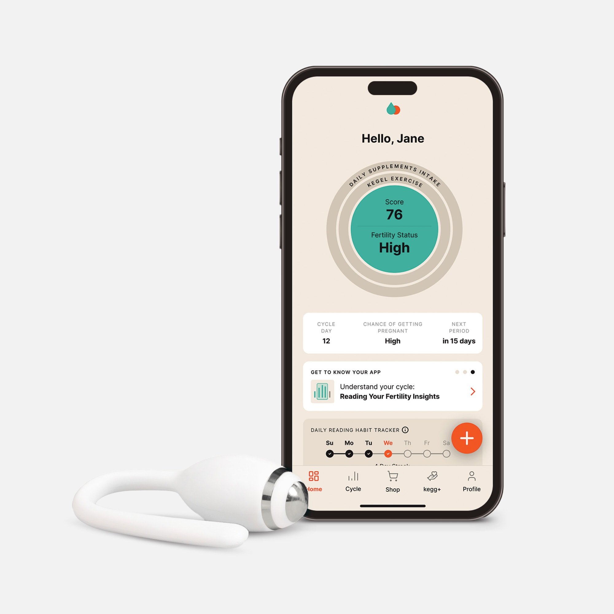 keggᵀᴹ Fertility Tracker and Kegel Ball