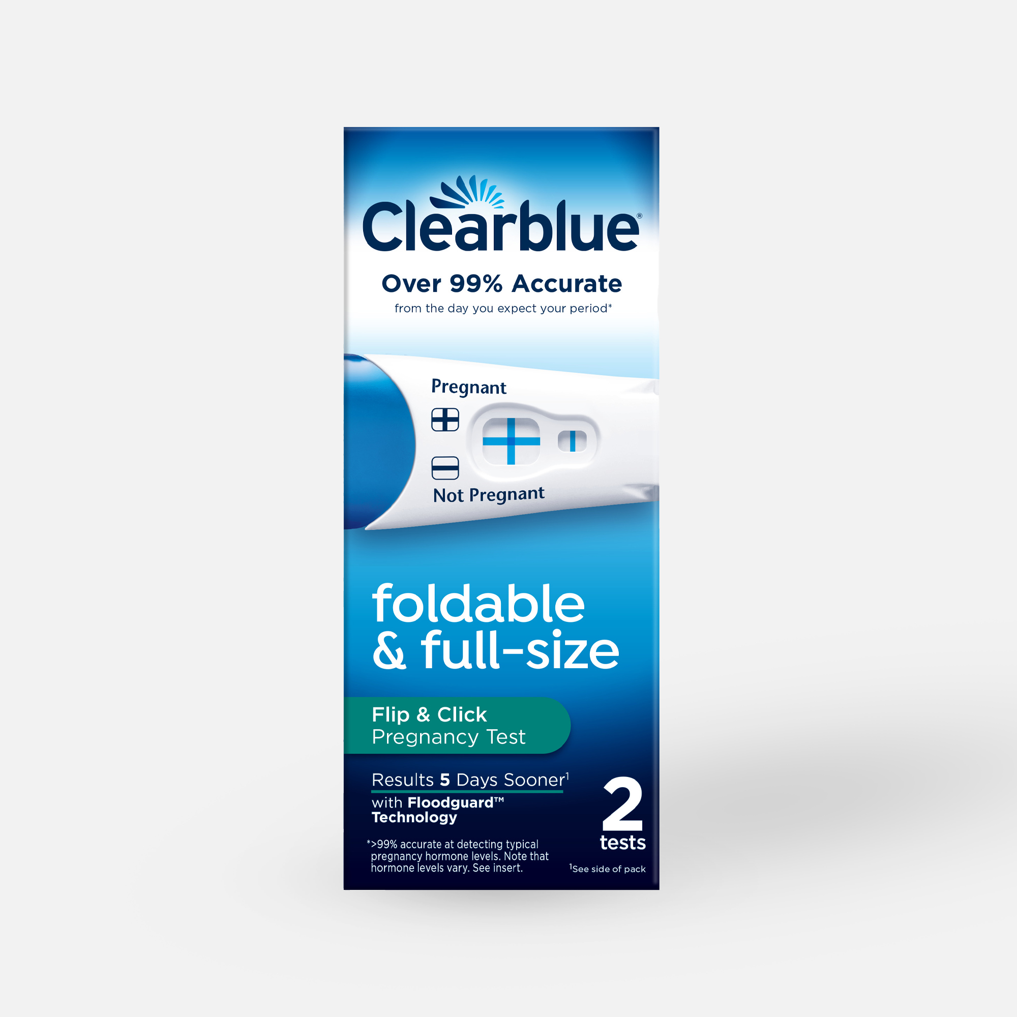 1ct Clearblue Flip & Click Pregnancy Test 
