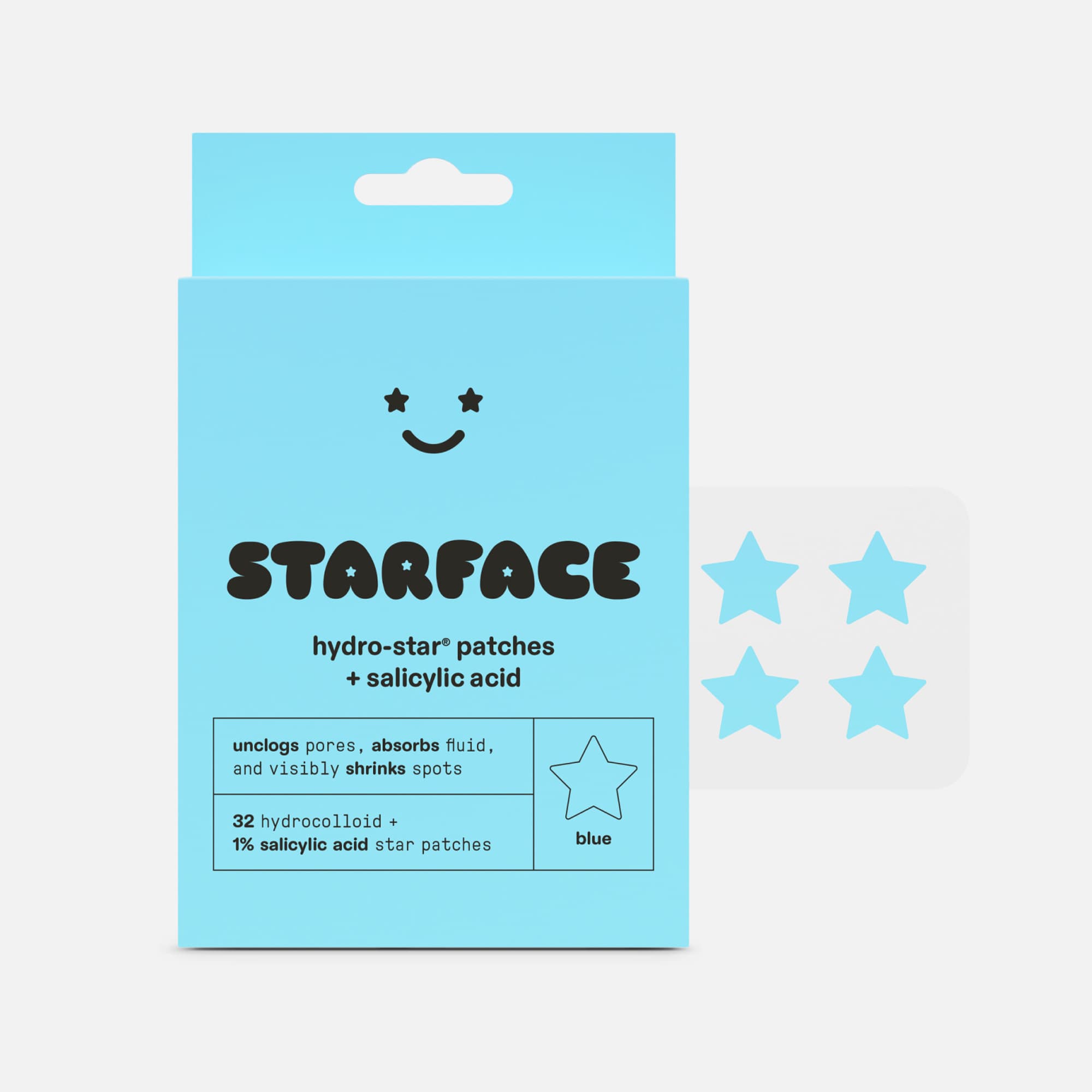 Starface Hydro-Star + Salicylic Acid Patches, 32 ct.