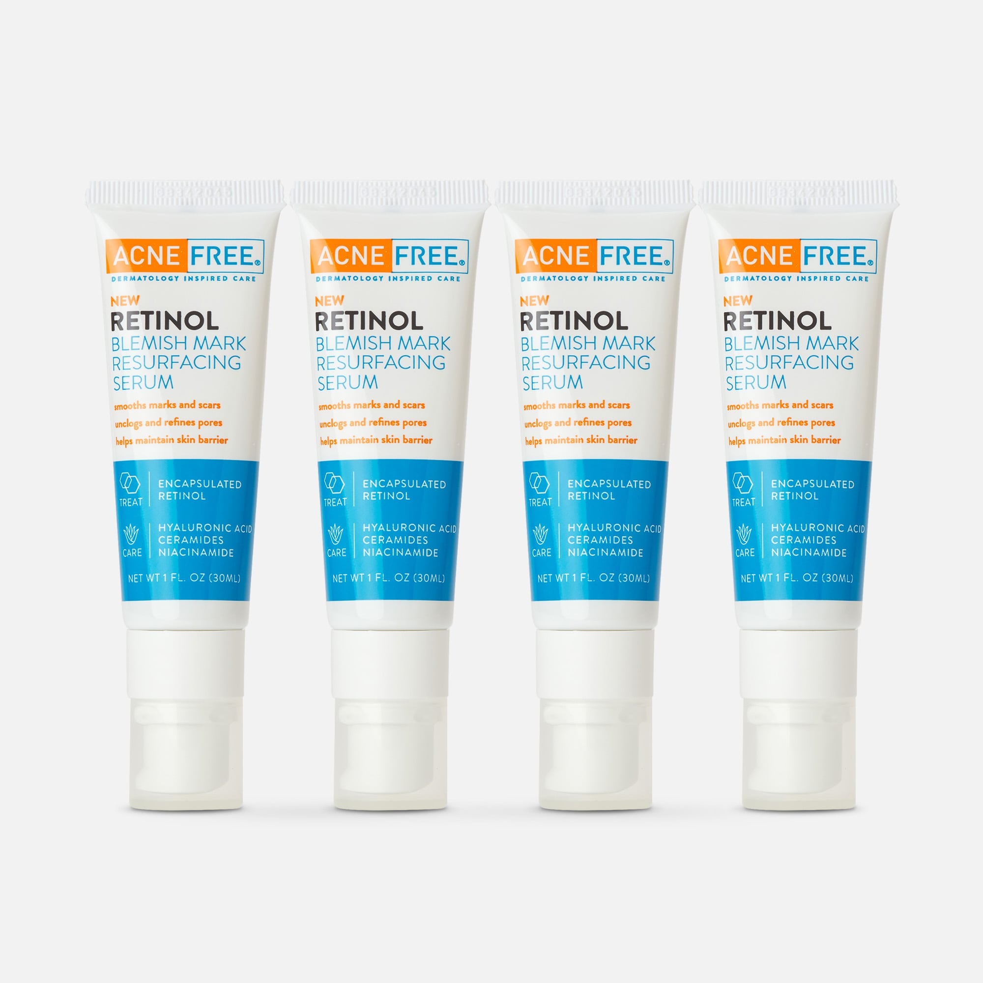 AcneFree Retinol Blemish Mark Resurfacing Serum, 1 oz. (4-Pack)