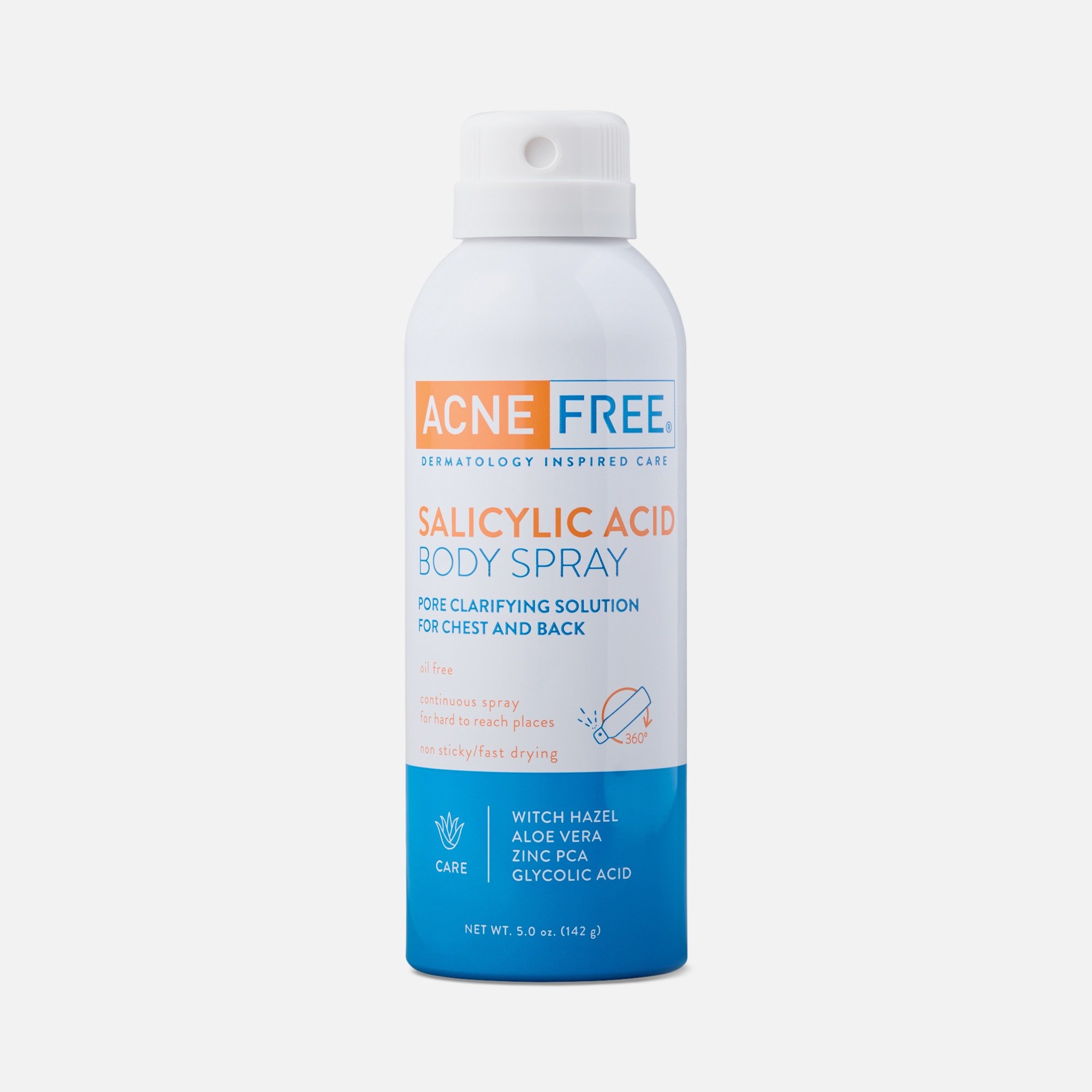 AcneFree Salicylic Acid Body Clearing Spray, 5 oz.