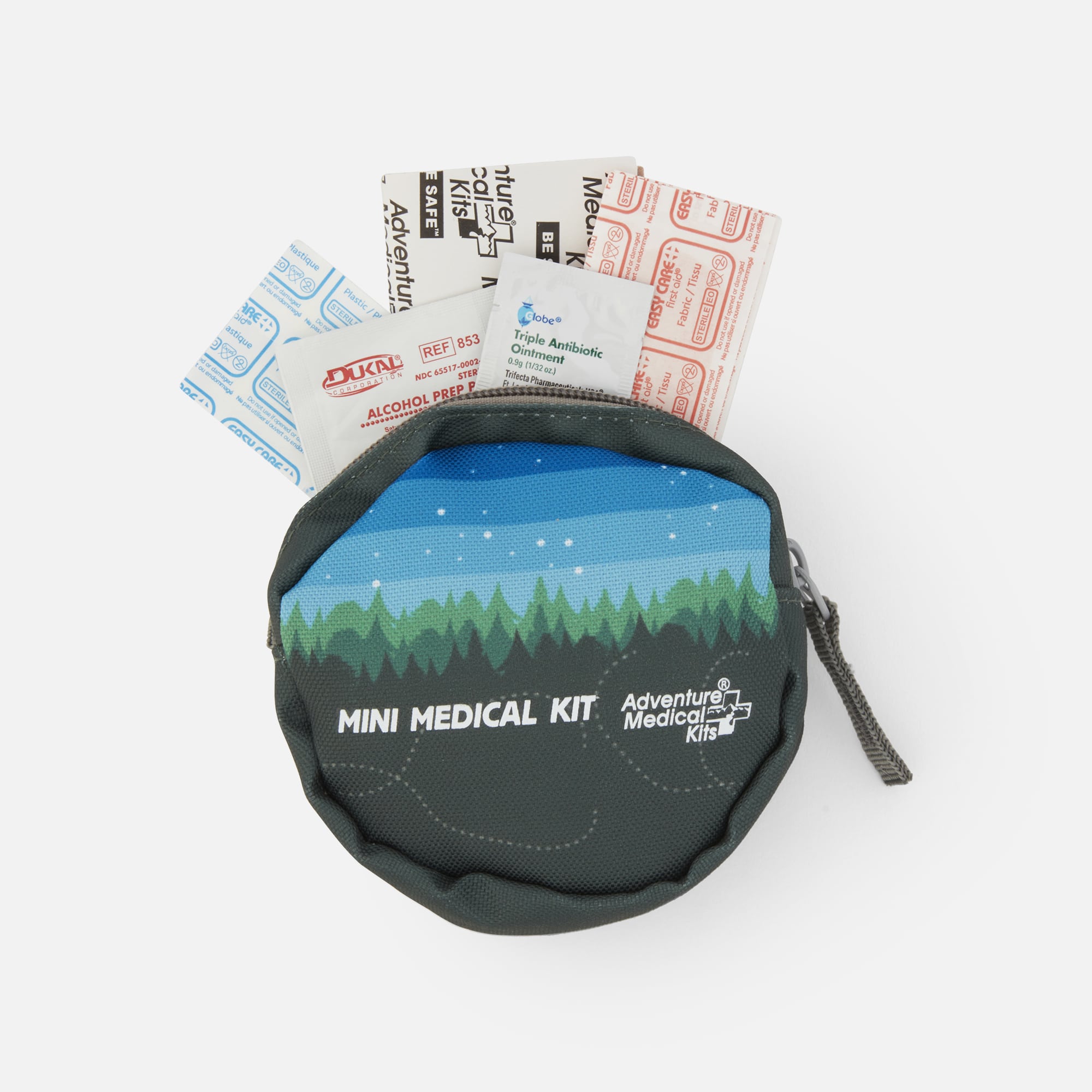 Adventure Medical Mini Hiking Medical First Aid Kit, Forest, 26 pc.