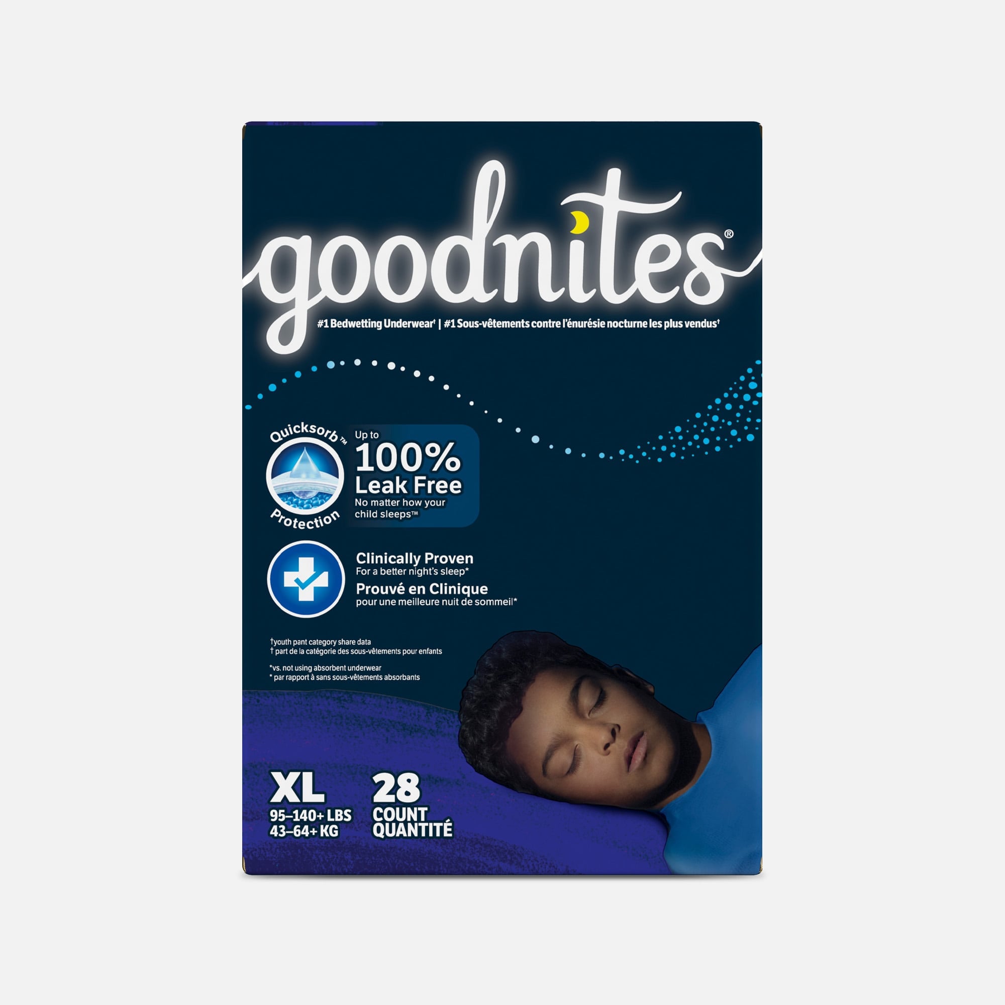 Goodnites XXL(43-64kg) 男女セット (16枚) 30540-Goodnites-Youth-Pants-