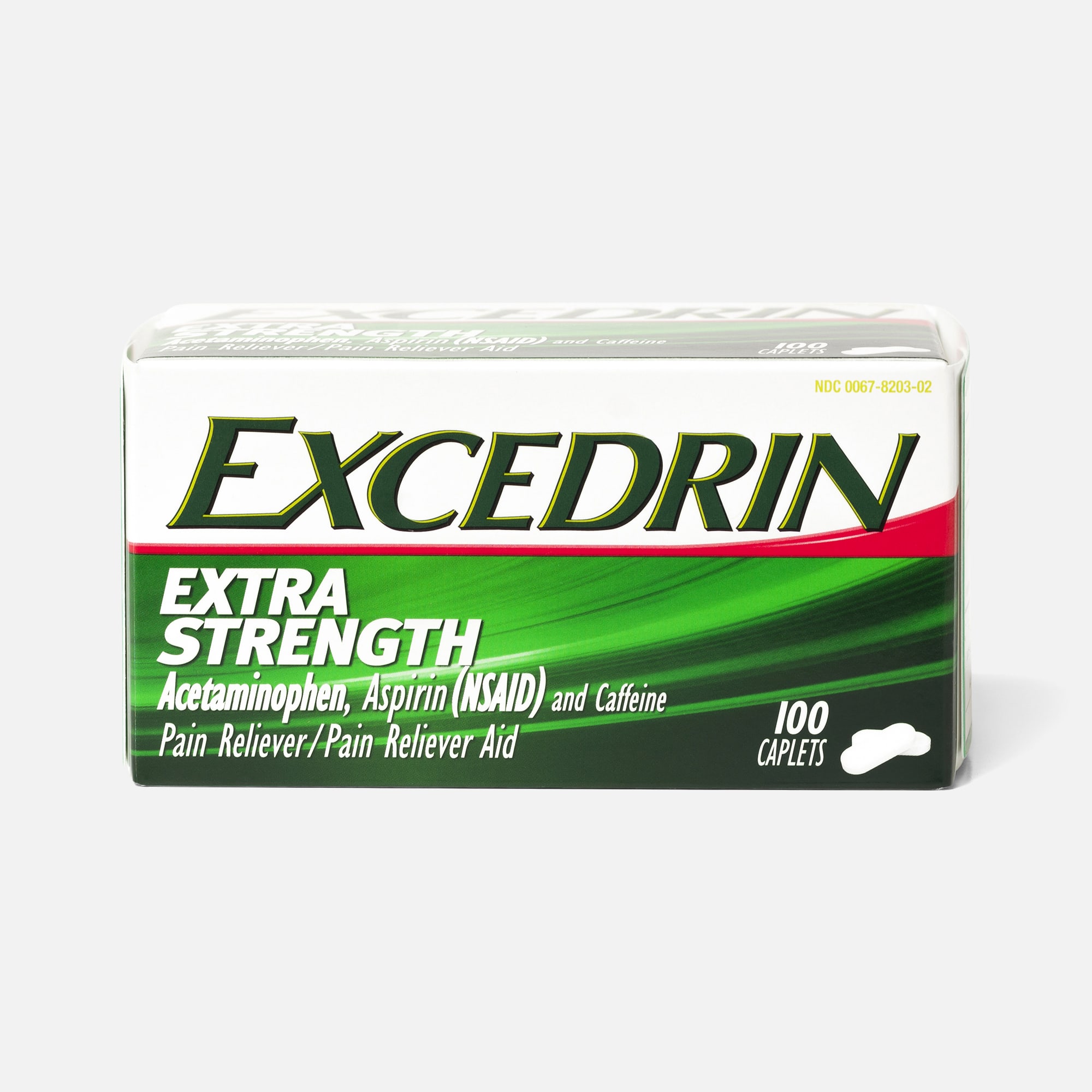  Excedrin Extra Strength Caplets 25 Packets of 2 (25