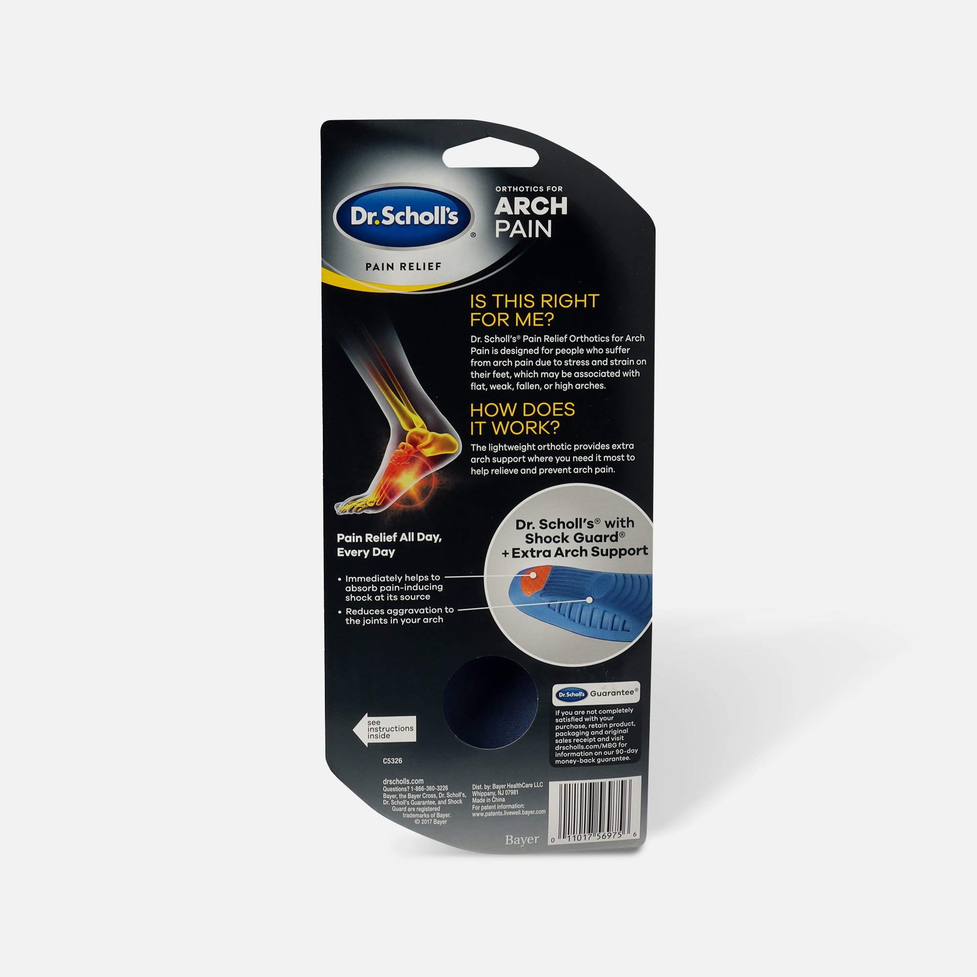 dr scholl's arch support