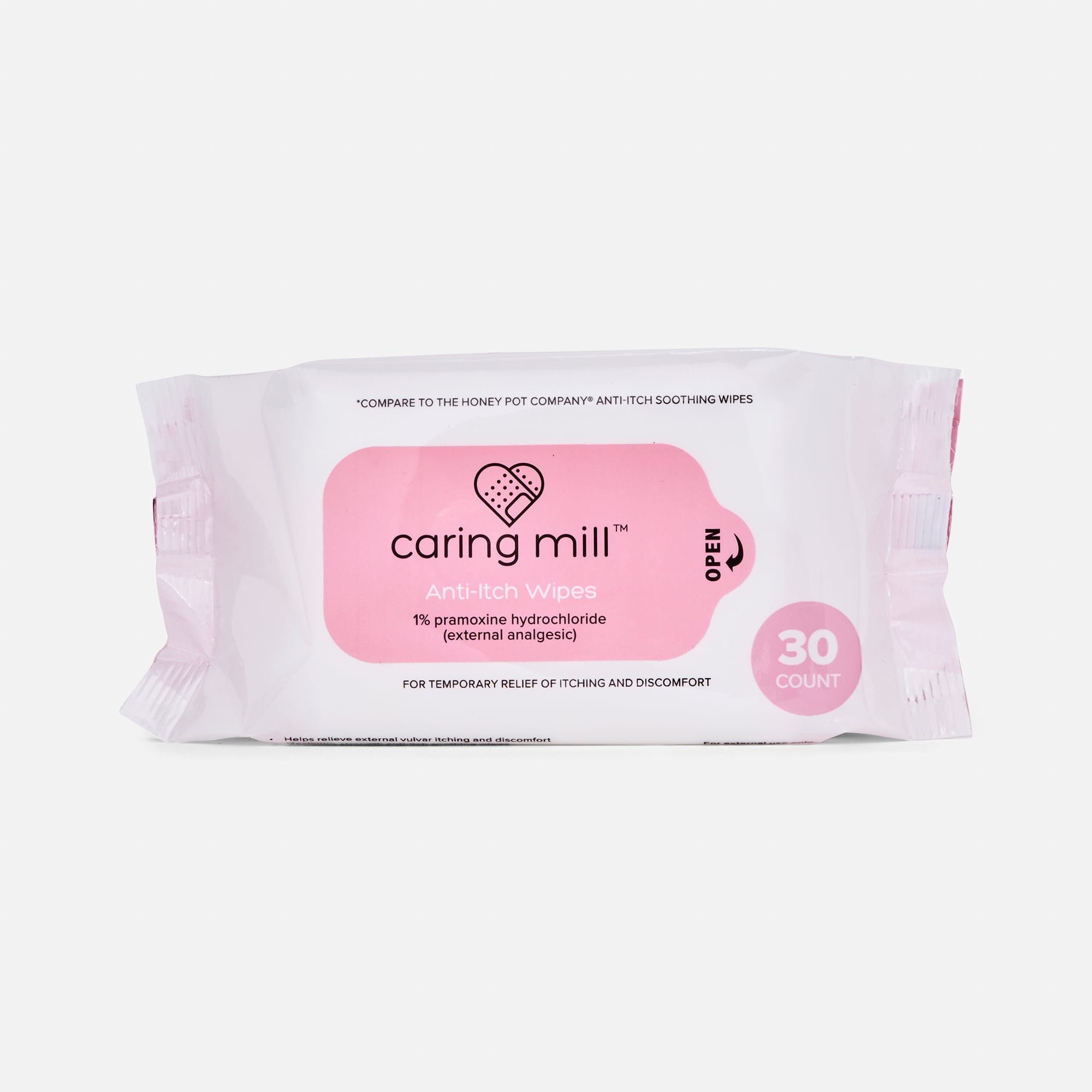 Caring Mill™ Anti-Itch Feminine Wipes, 30 ct.