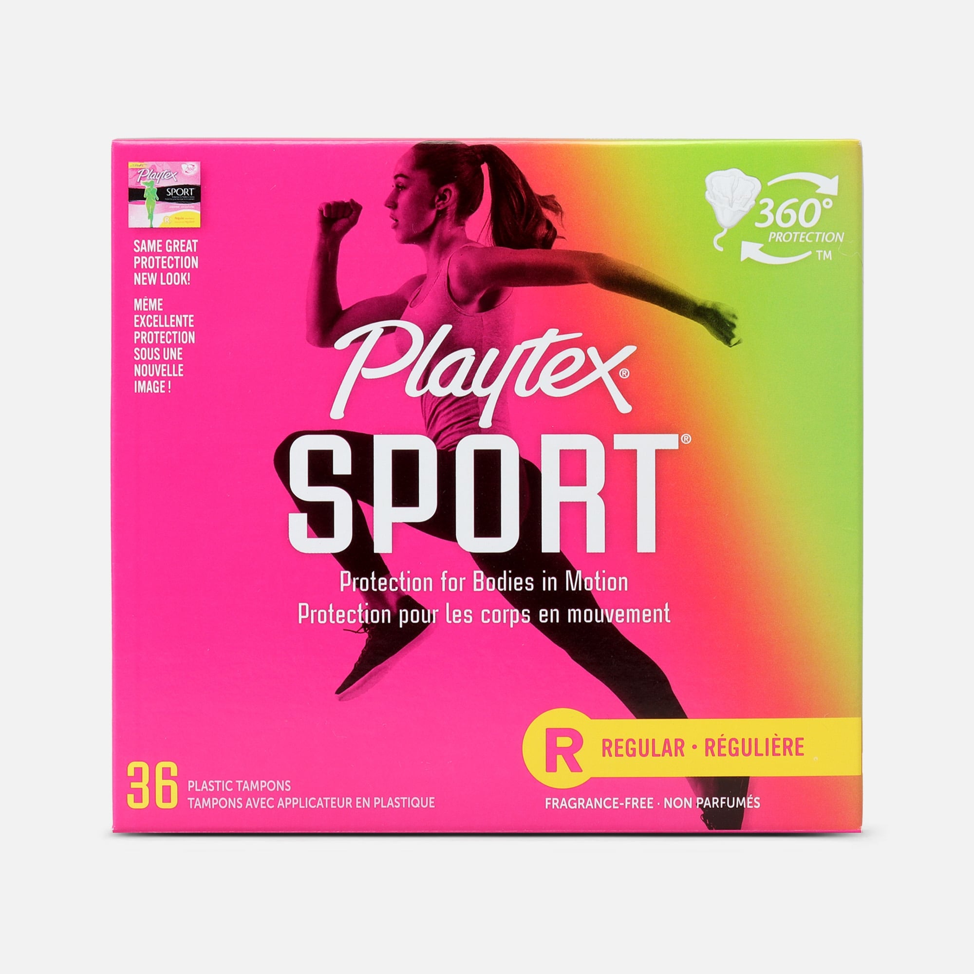 Playtex Sport Regular Tampons, Unscented, 36 ct.