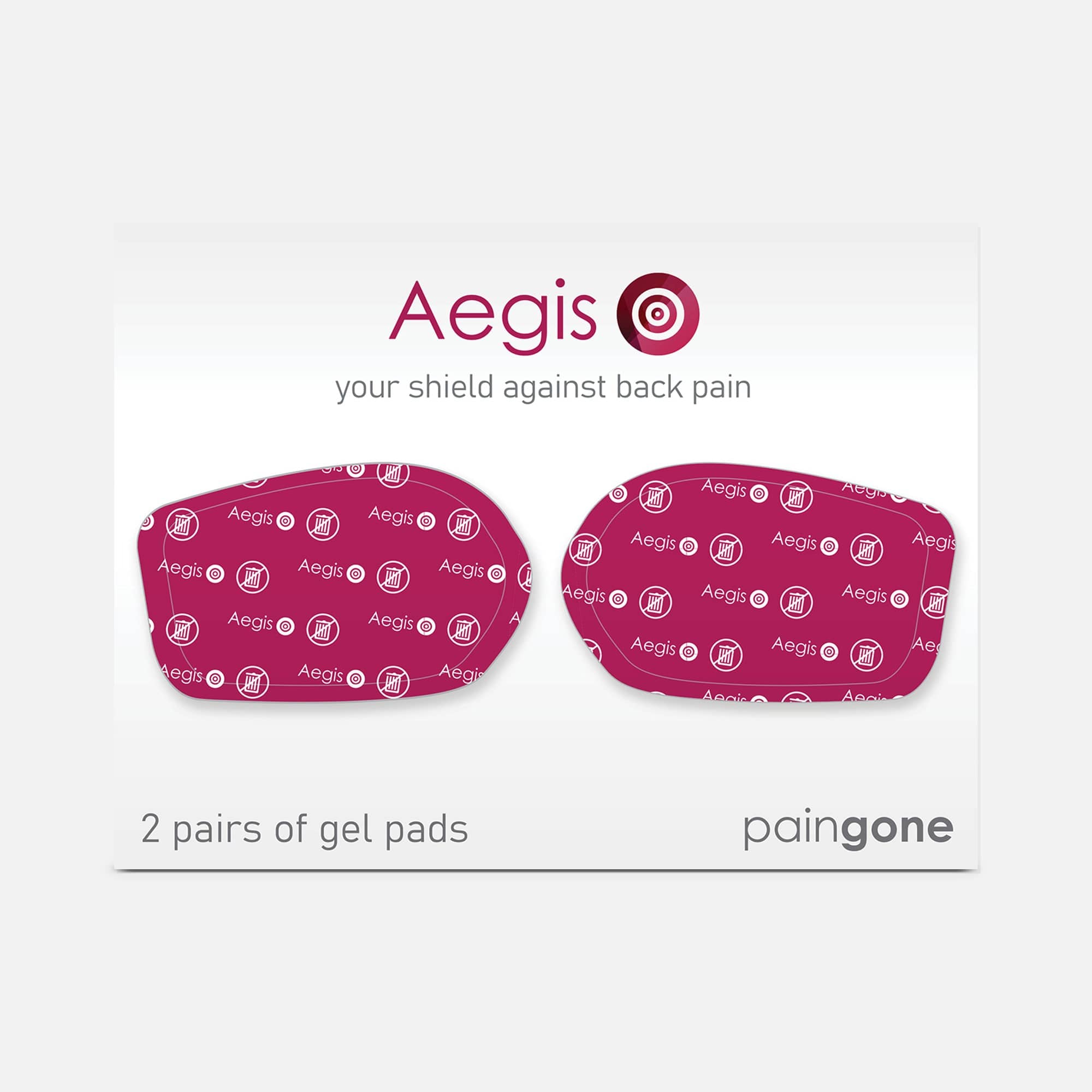 Paingone Aegis TENS Replacement Pads, 2 Pairs