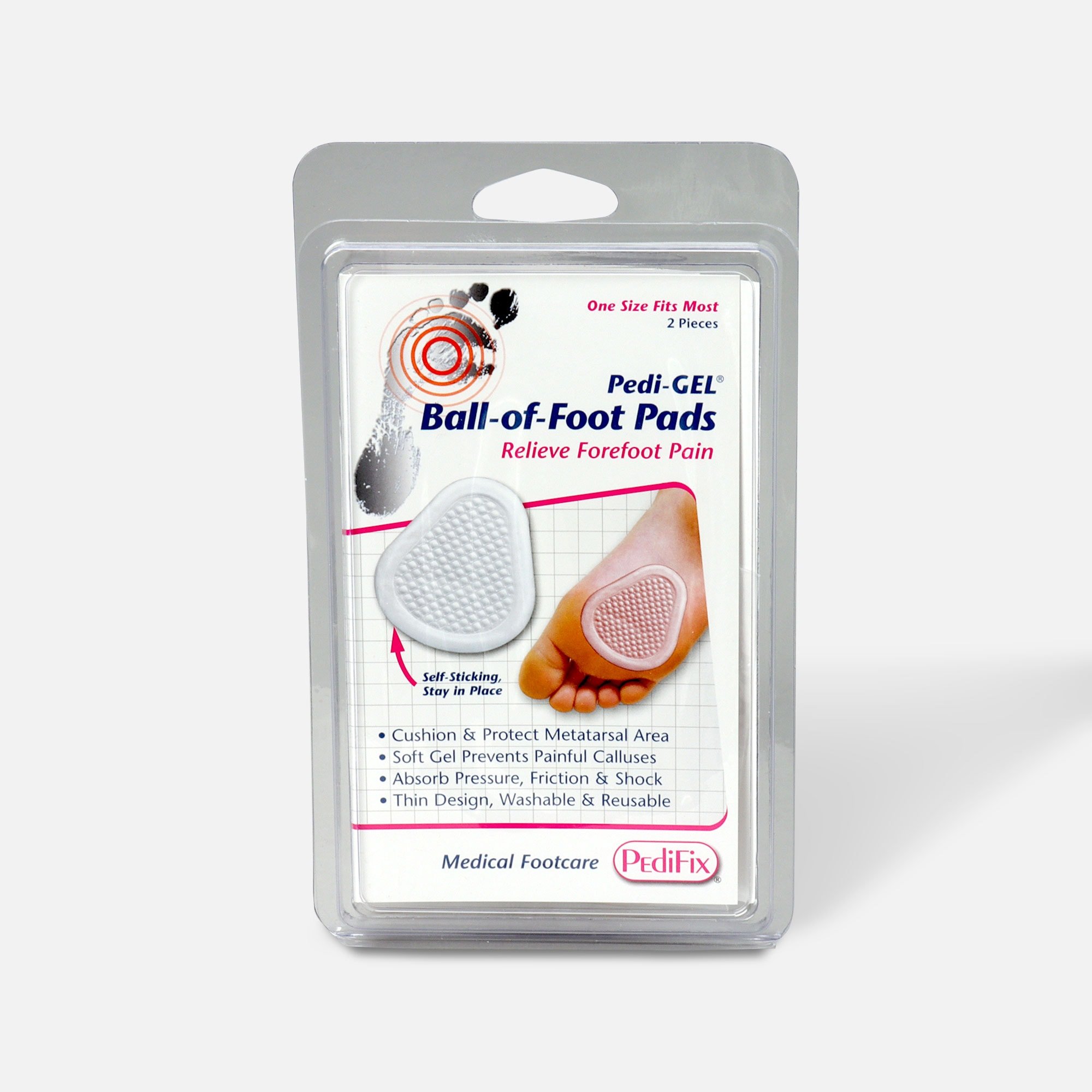 Pedifix Pedi-GEL Ball-of-Foot Pads