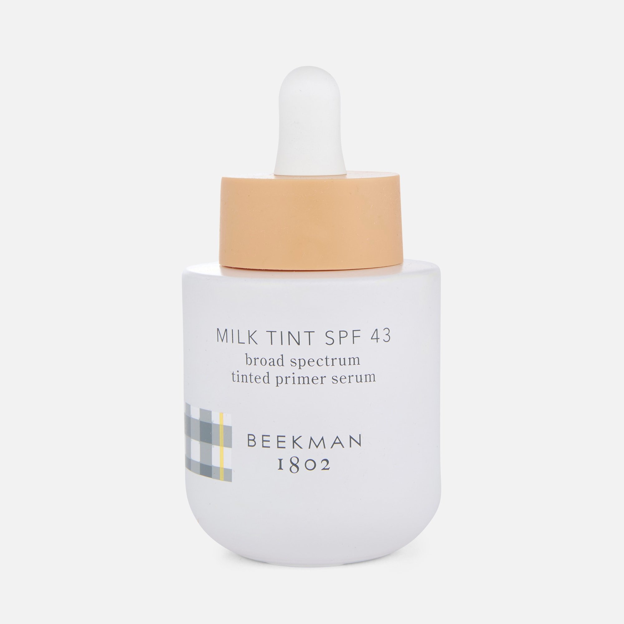 Beekman 1802 Milk Tint SPF43 Broad Spectrum Tinted Primer Serum, Tan,  1 fl oz.
