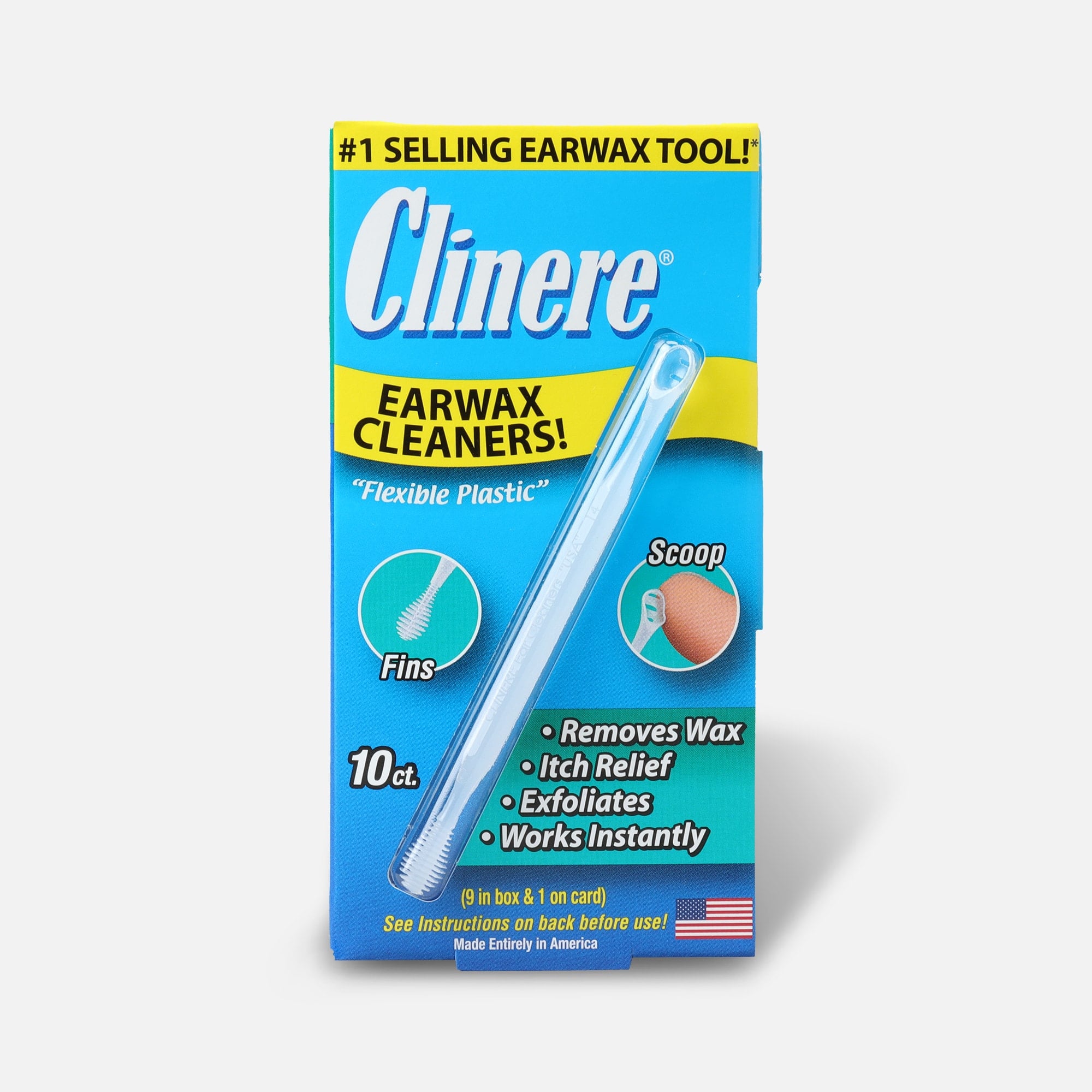 Clinere Personal Ear Cleaners, 10 ct.