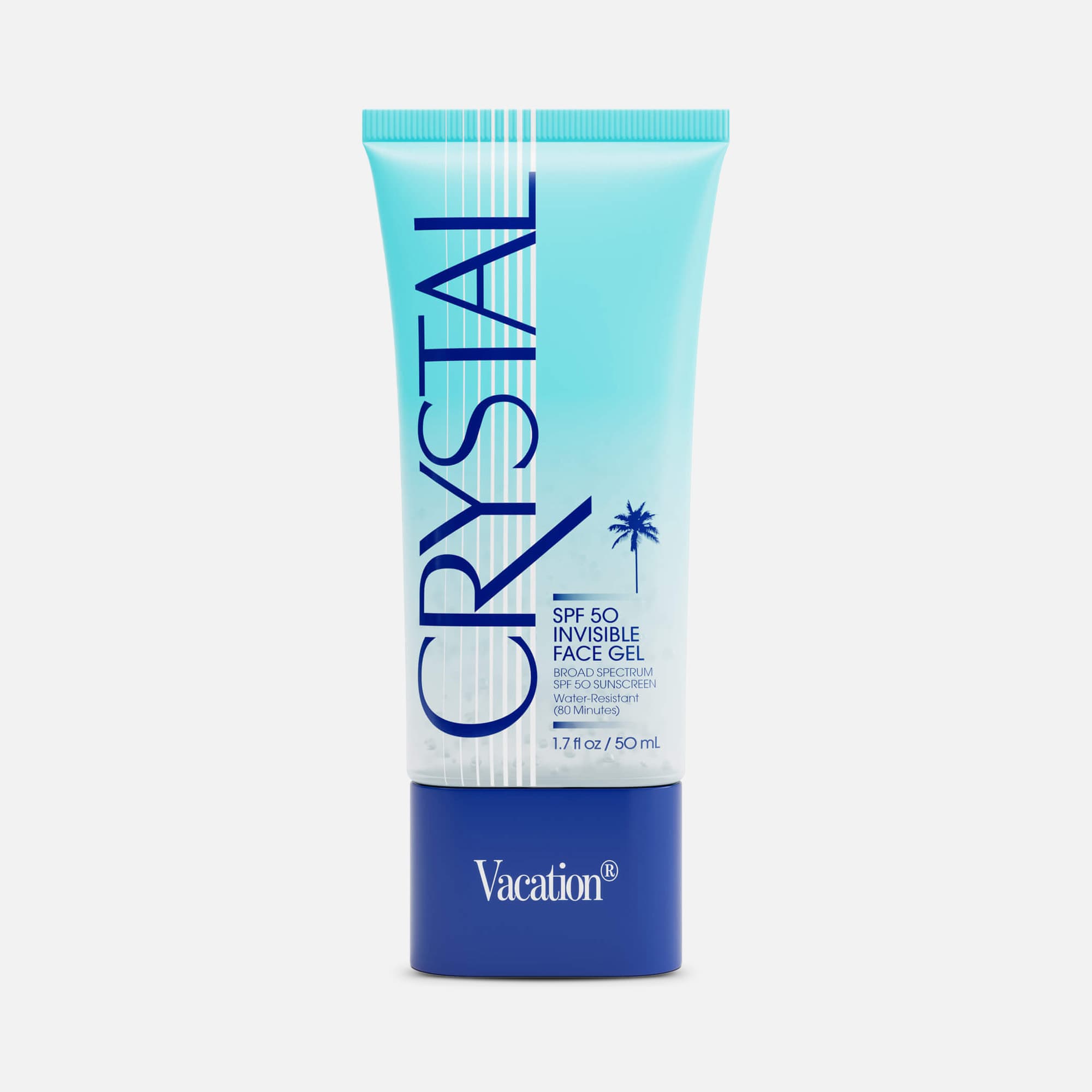 Vacation Crystal SPF 50 Sunscreen Gel, 1.7 fl oz.