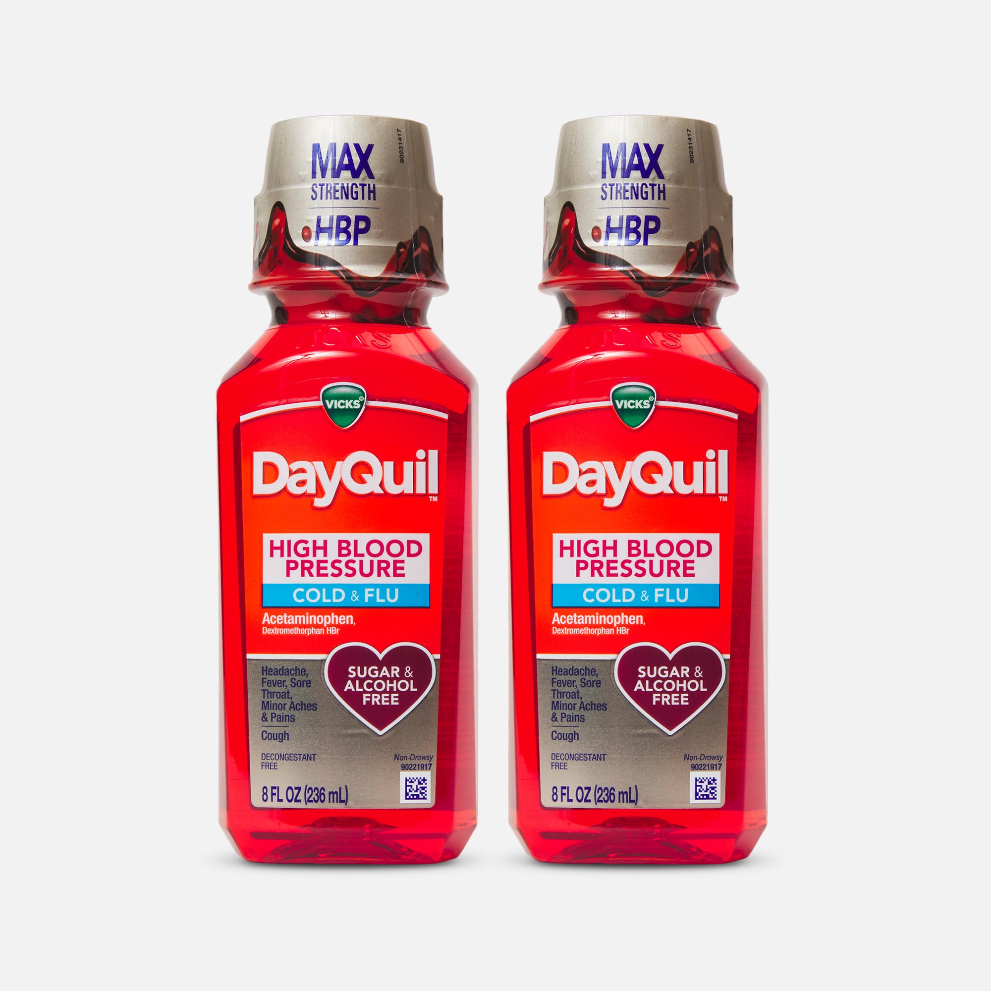 Vicks DayQuil High Blood Pressure, 8 oz. (2-Pack)