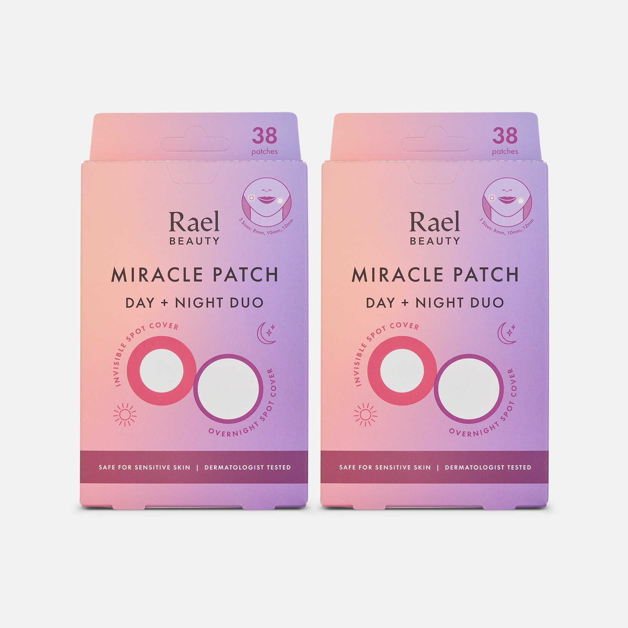 Rael Miracle Patch Day and Night Duo, 38 ct. (2-Pack)