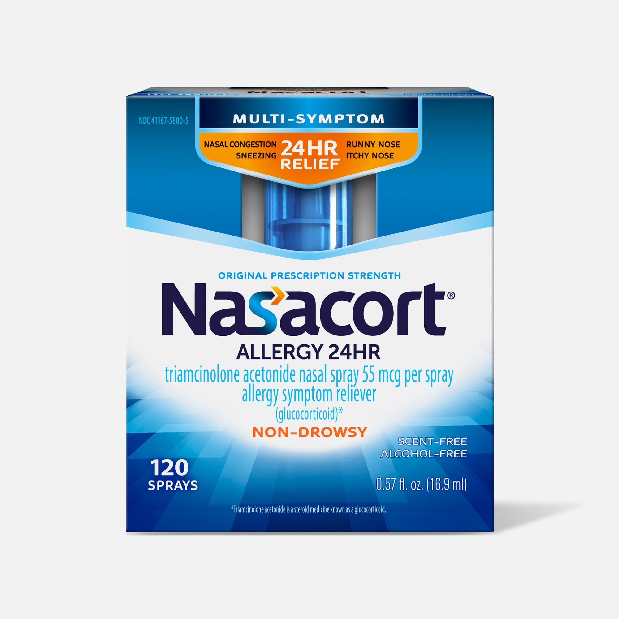 Nasacort .57 oz., 120 sprays
