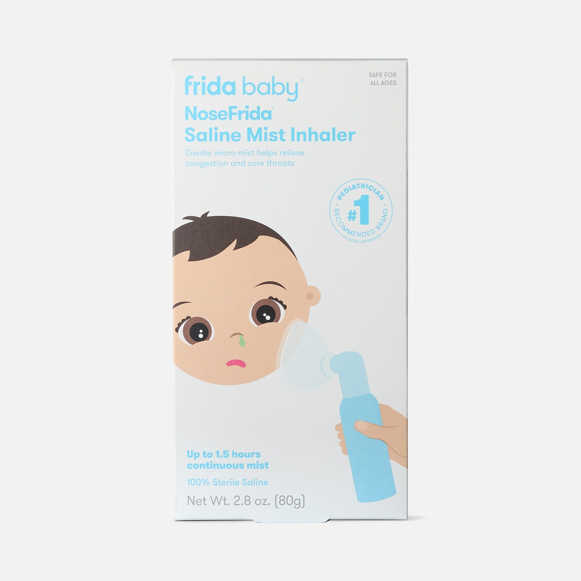NoseFrida Saline Mist Inhaler, 2.8 oz.