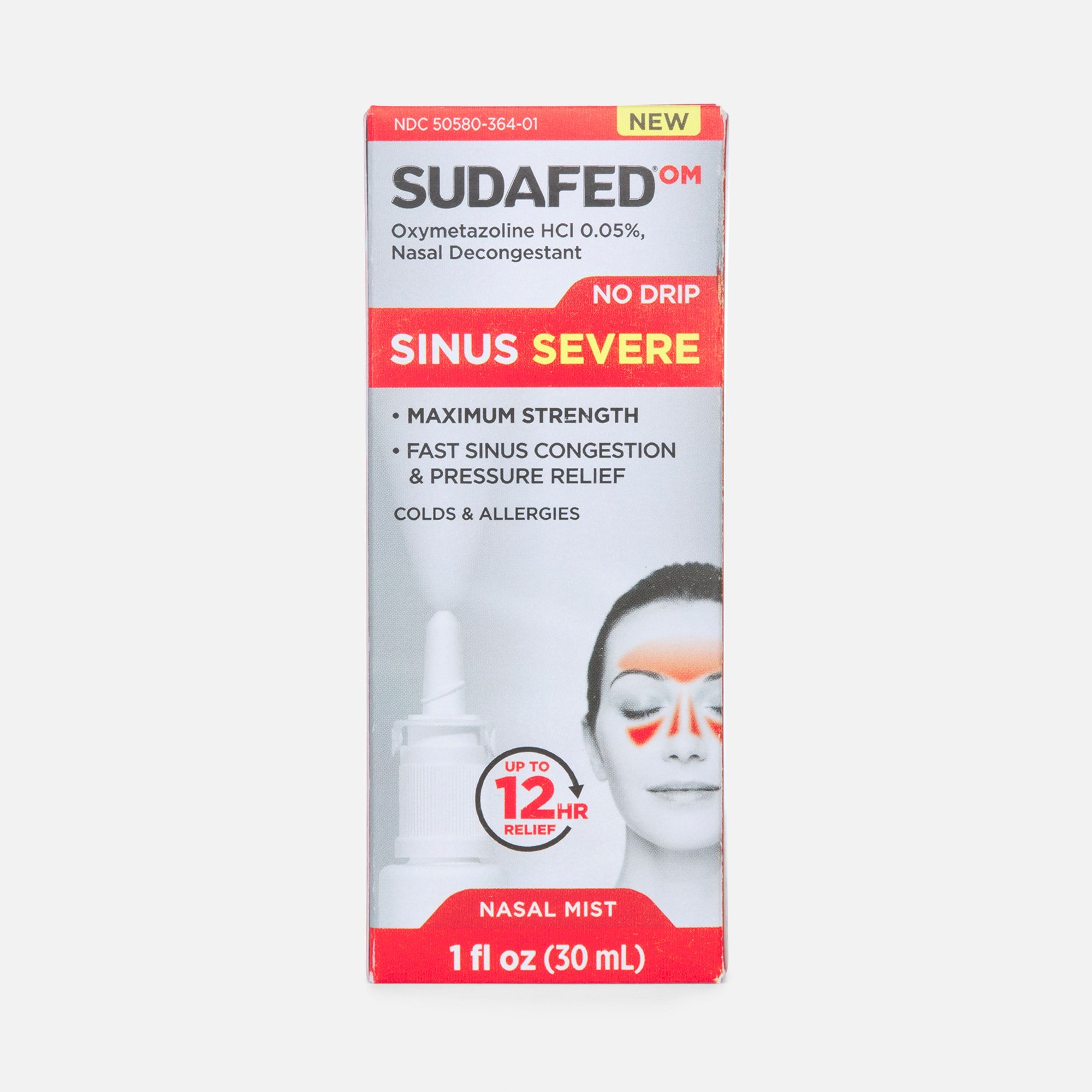 Sudafed Sinus Severe No Drip Nasal Spray, 1 fl oz.
