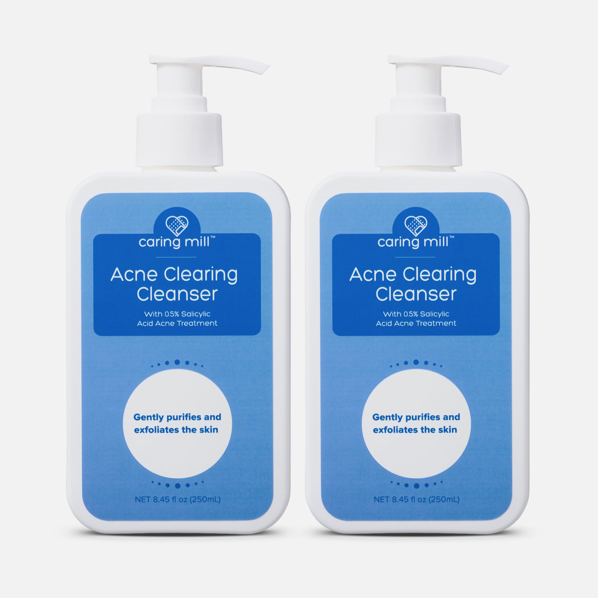 Caring Mill™ Acne Clearing Cleanser with Salicylic Acid, 8 fl oz. (2-Pack)