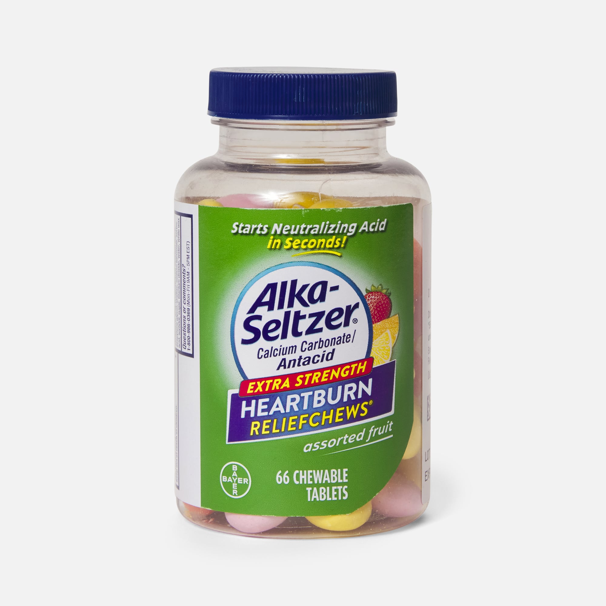 FSA Eligible Alka-Seltzer ReliefChews Heartburn Assorted Fruit, 66 