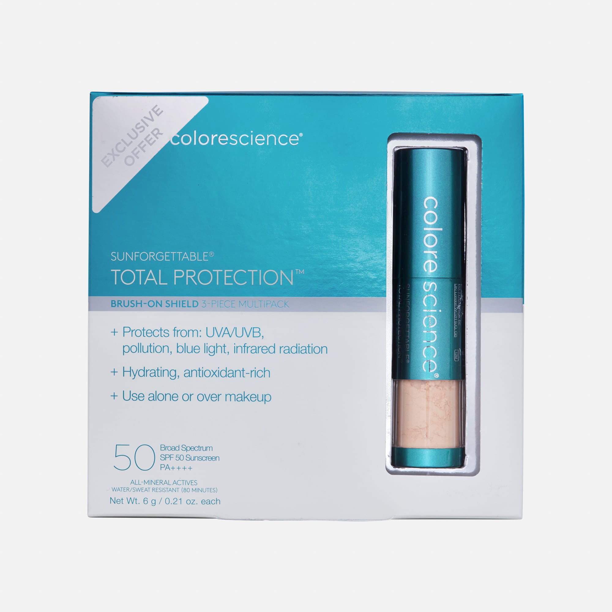 colorescience ShieldFLEX SPF 50 2個セット Colorescience® Sunforgettable® Face Shield Flex SPF – SkinSpirit