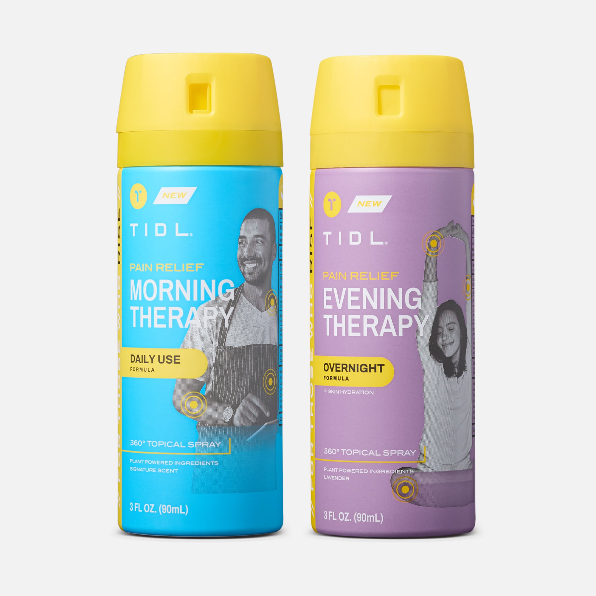TIDL Morning & Evening Pain Relief Spray Bundle