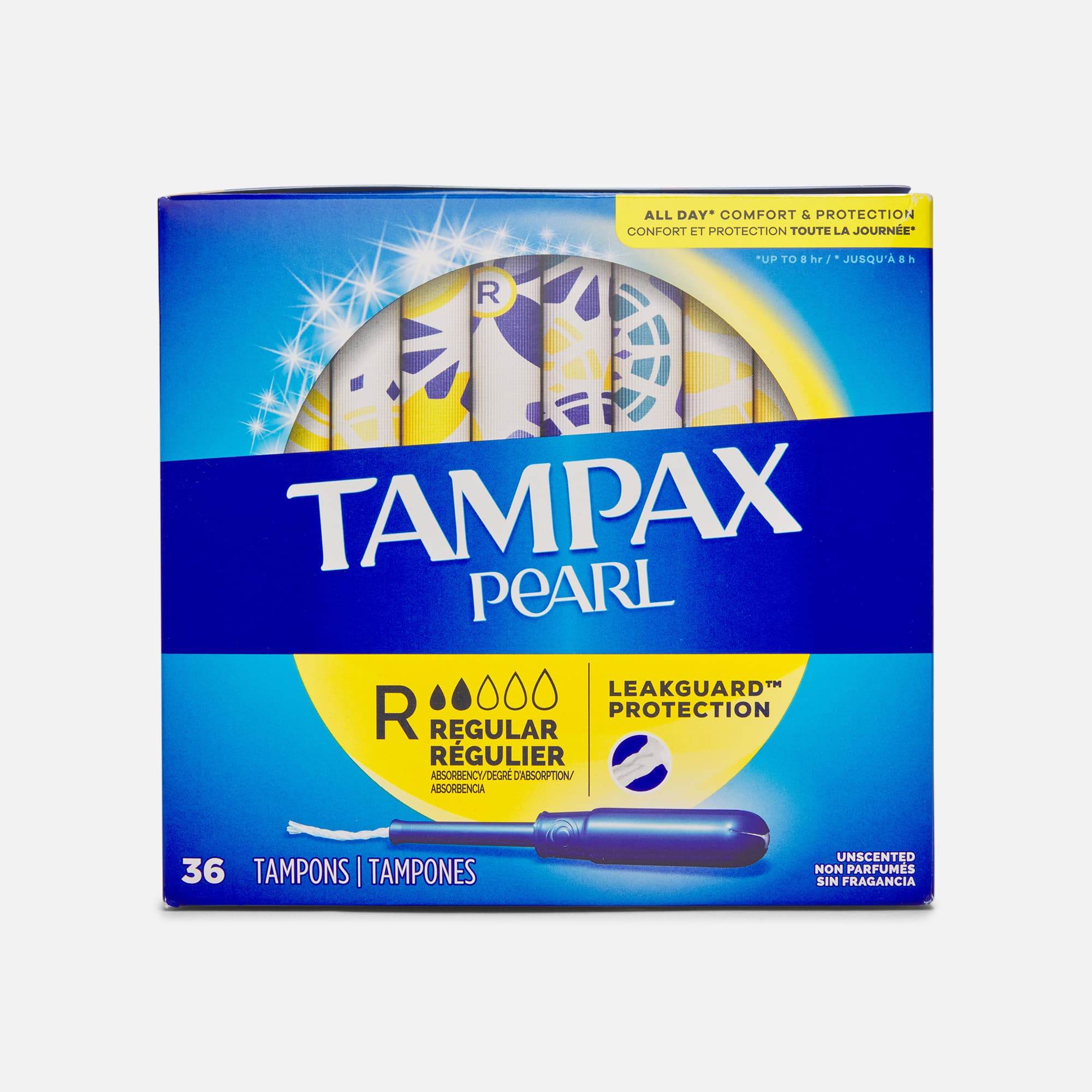 Tampax Pearl Tampons, Regular, 36 ct.