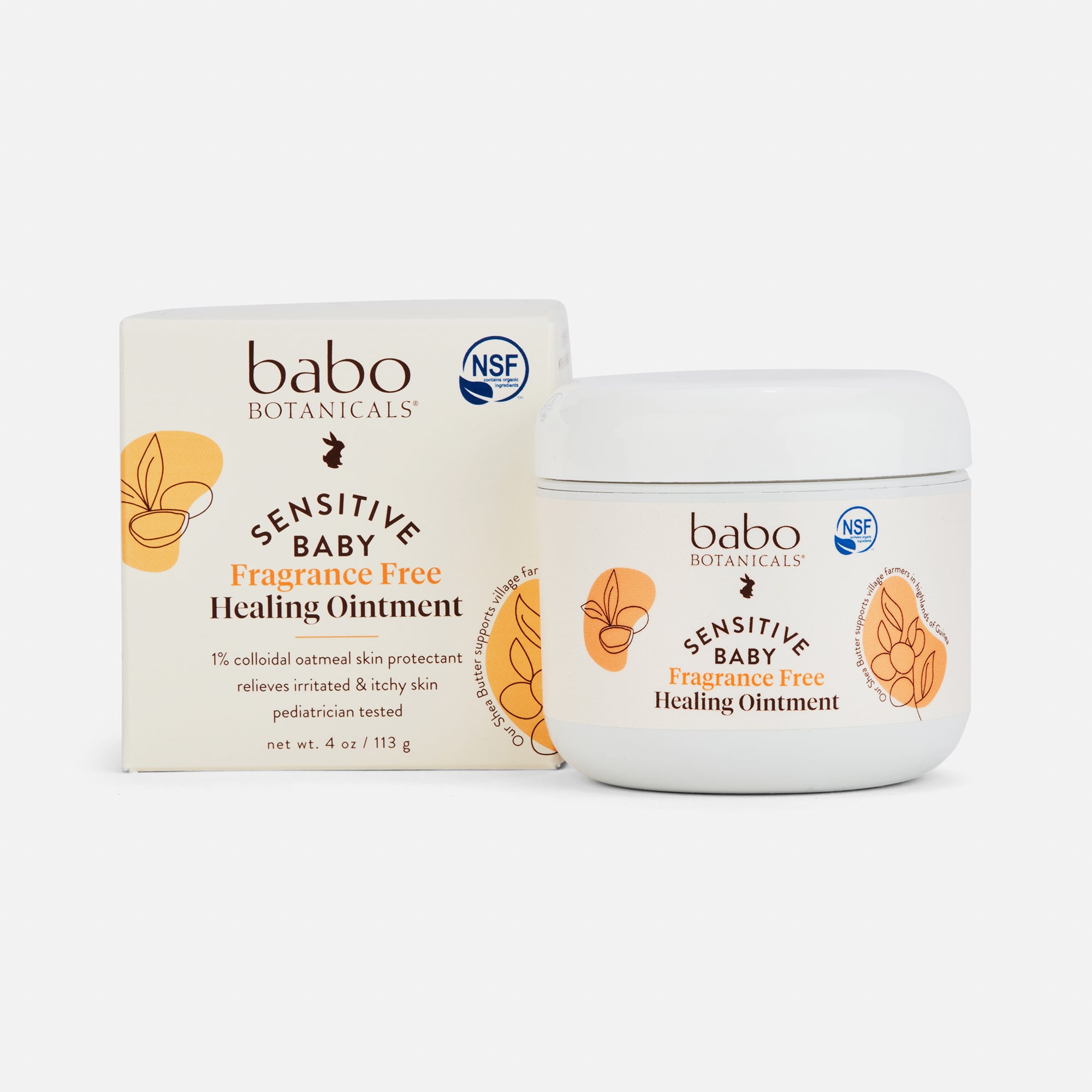 FSA Eligible Babo Botanicals Sensitive Baby All Natural Healing Ointment, 4  oz. | FSA Store