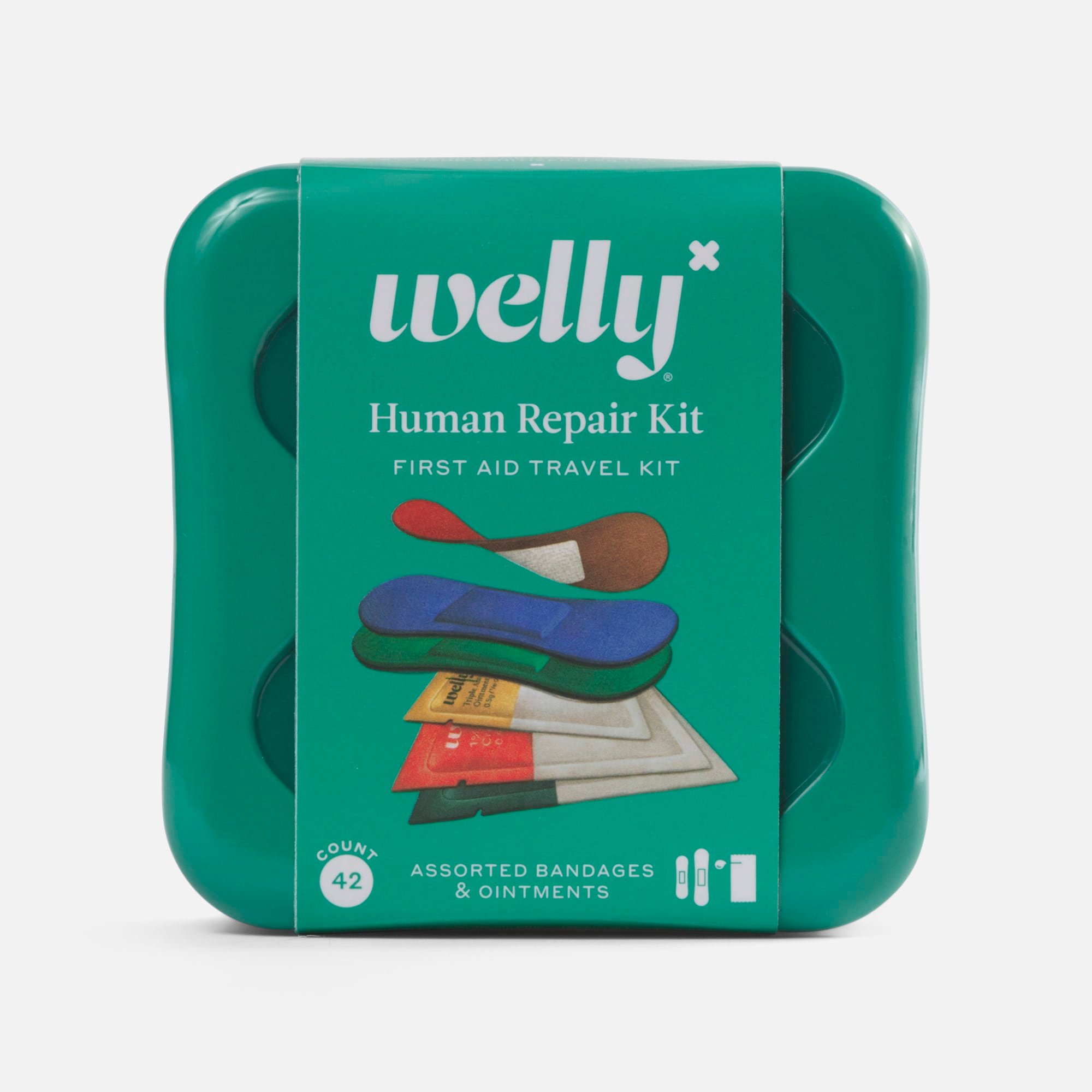 FSA Eligible Welly Human Repair First Aid Travel Kit 42 ct