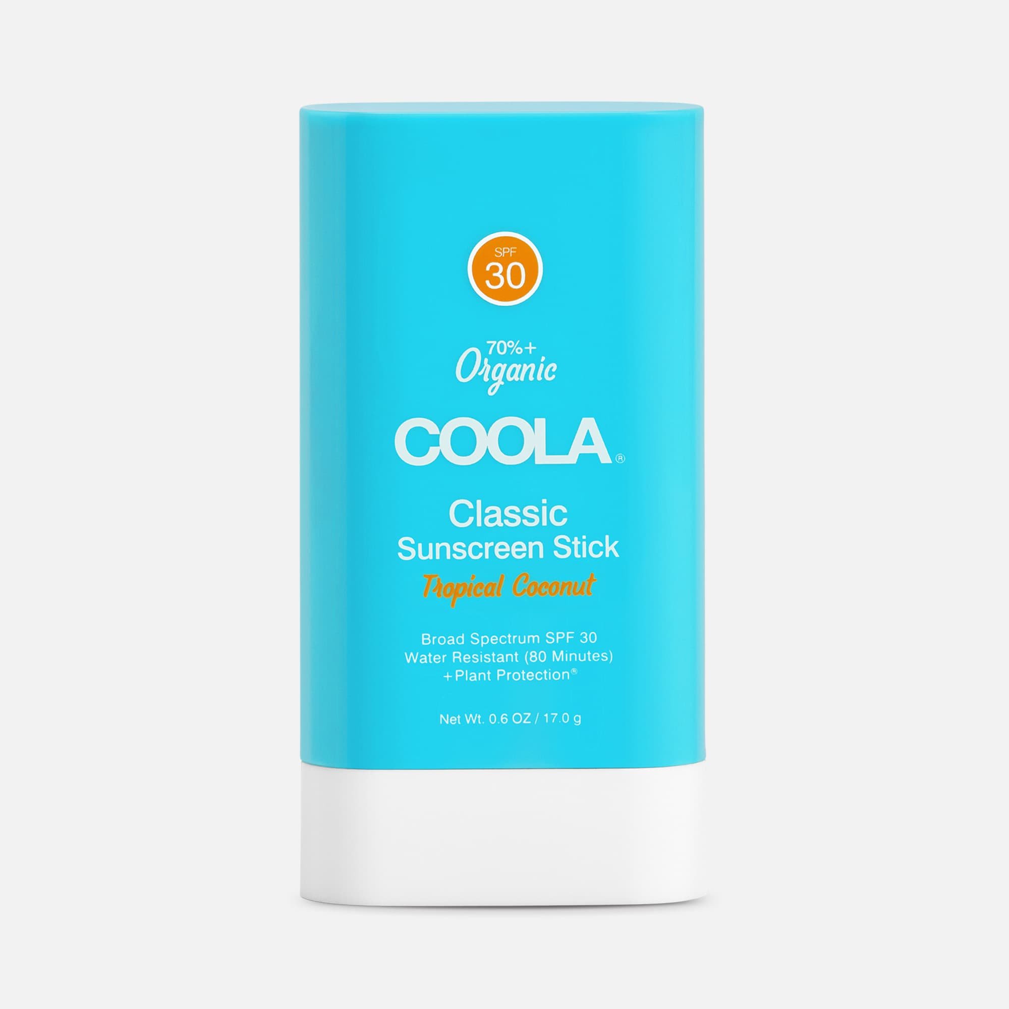 COOLA Classic Organic Sunscreen Face & Body Stick SPF 30 Tropical Coconut