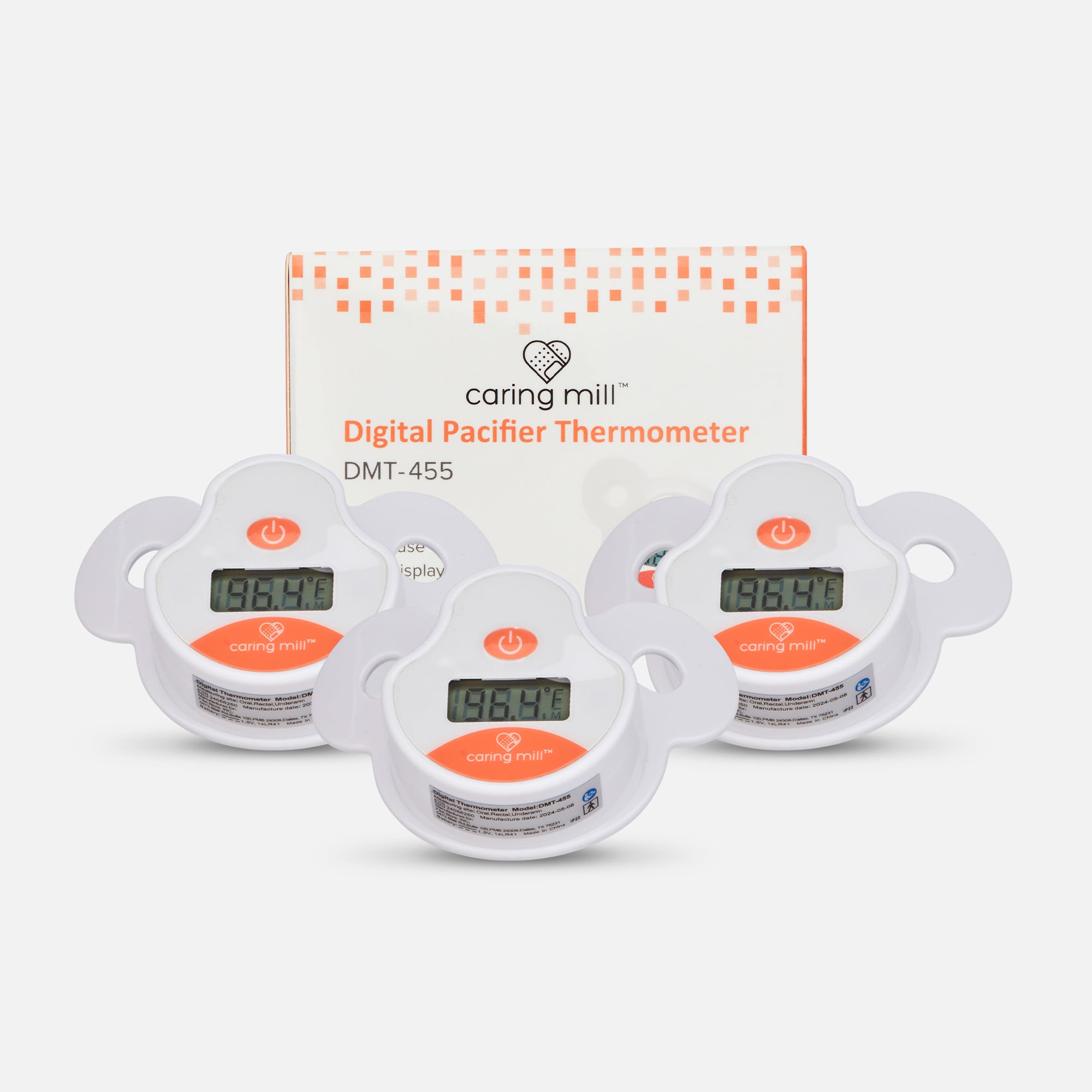 Caring Mill™ Digital Pacifier Thermometer (3-Pack)
