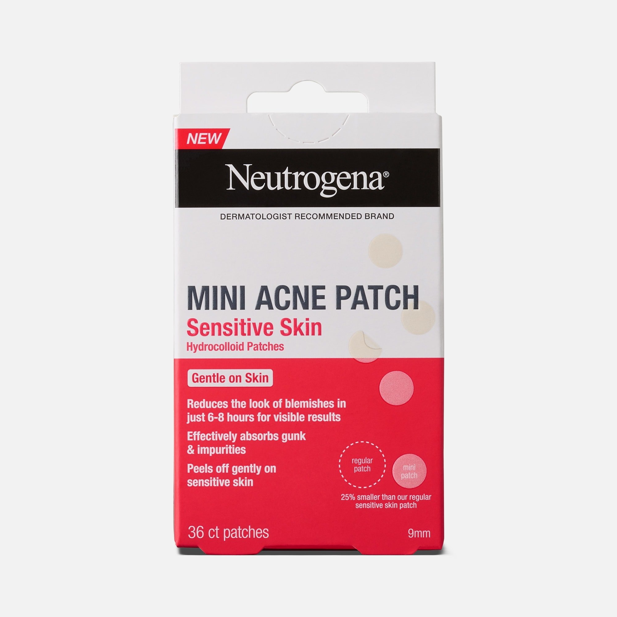 Neutrogena Sensitive Skin Acne Patch Minis, 36 ct.