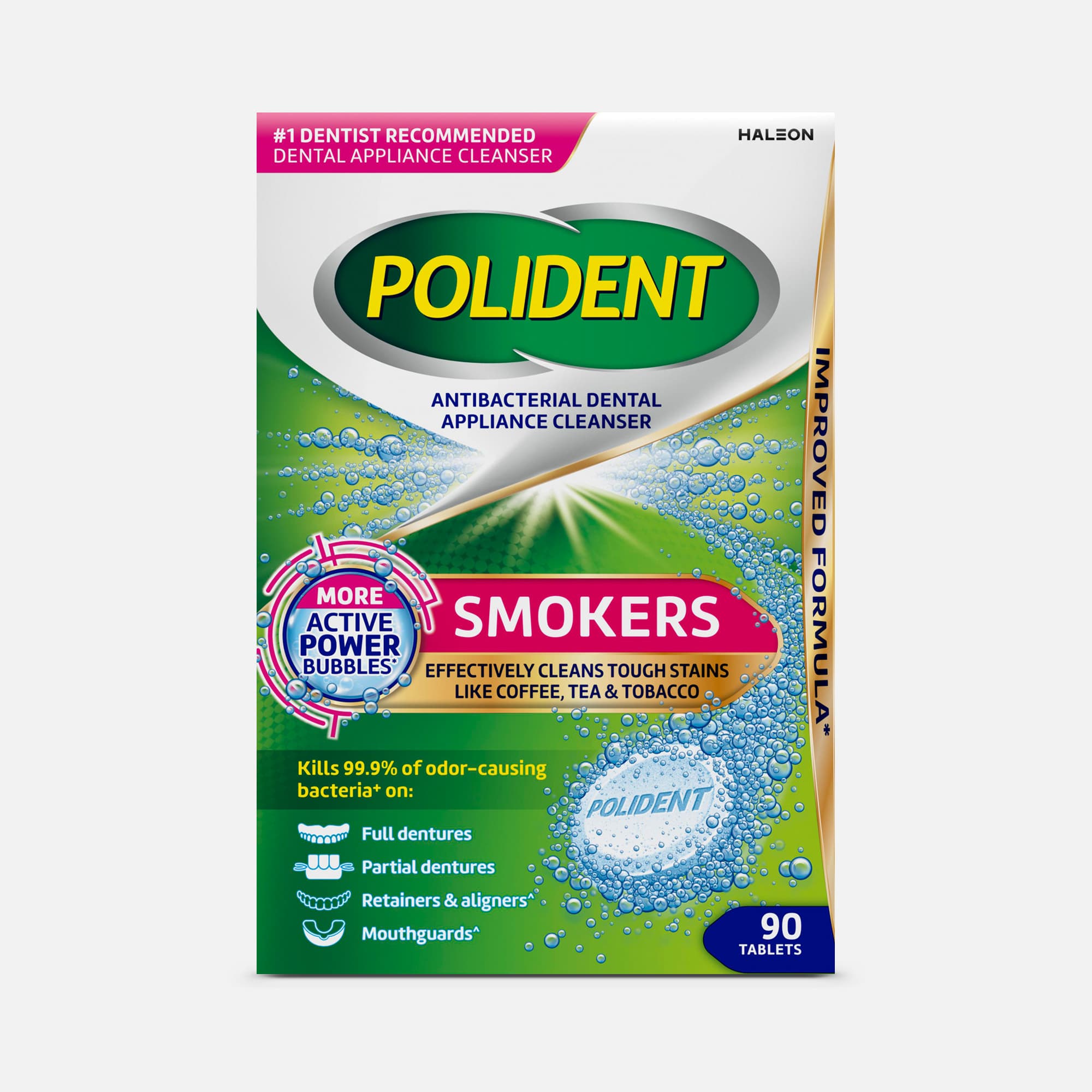 Polident freshcleanse 9本 FSA Eligible Polident 3 Minute Antibacterial Dental Appliance
