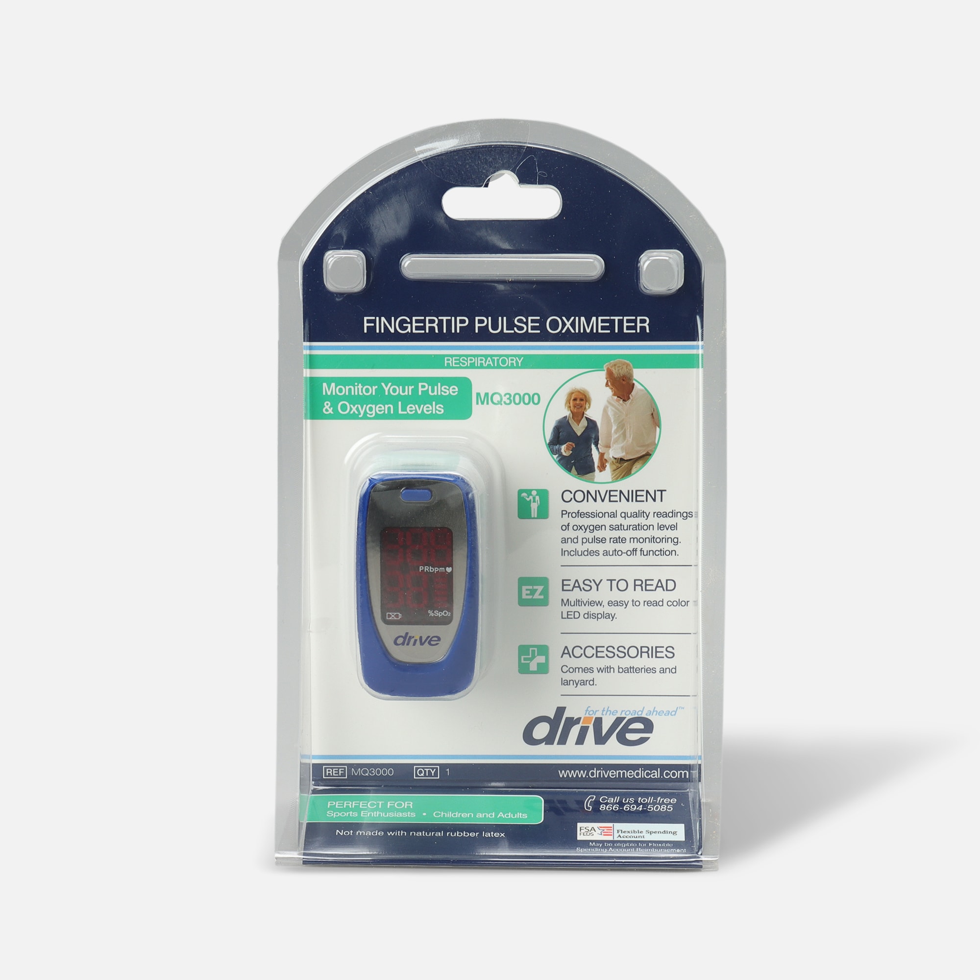 Drive Mq3000 Fingertip Pulse Oximeter