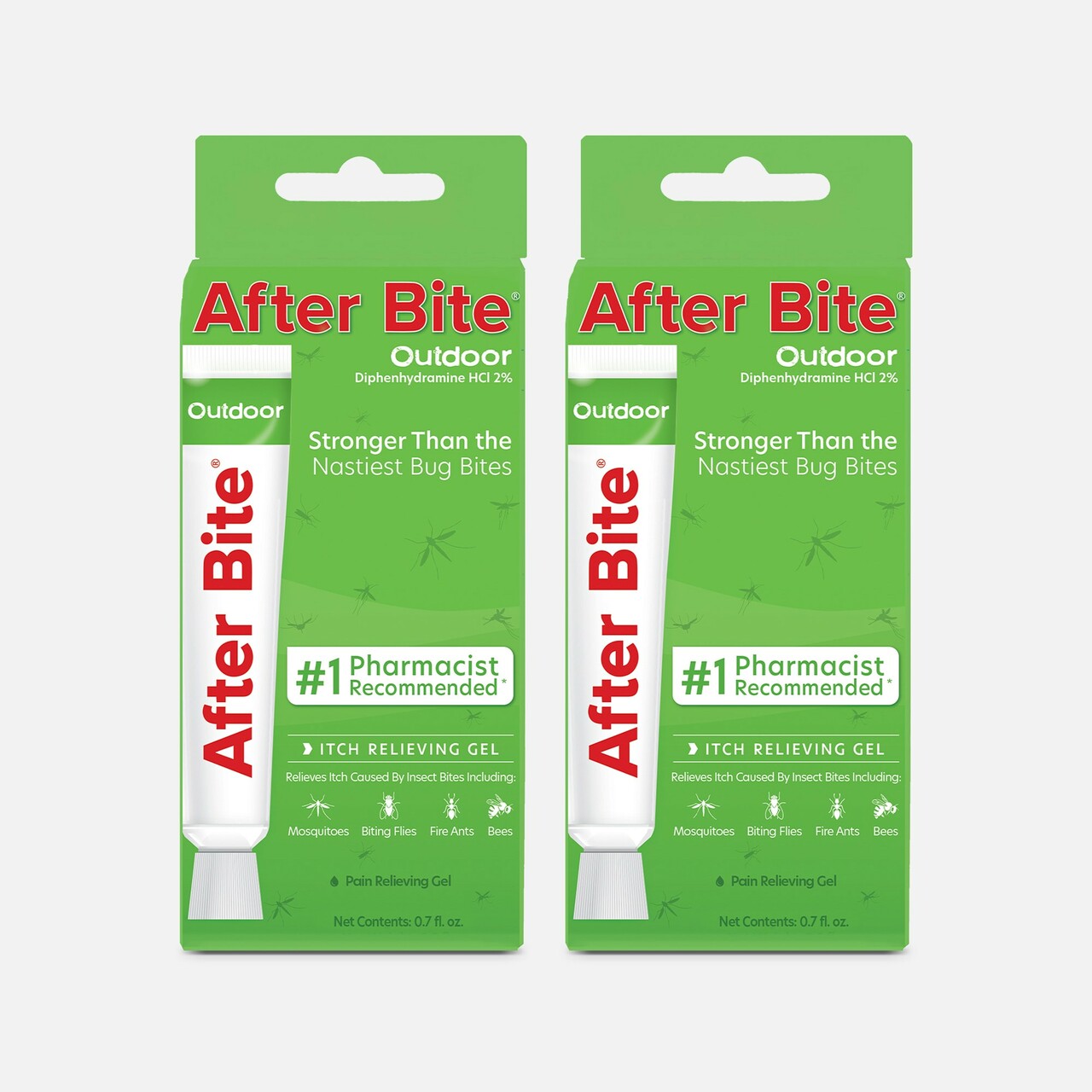 After Bite Outdoor Itch Relieving Gel, 0.7 oz. (2-Pack)