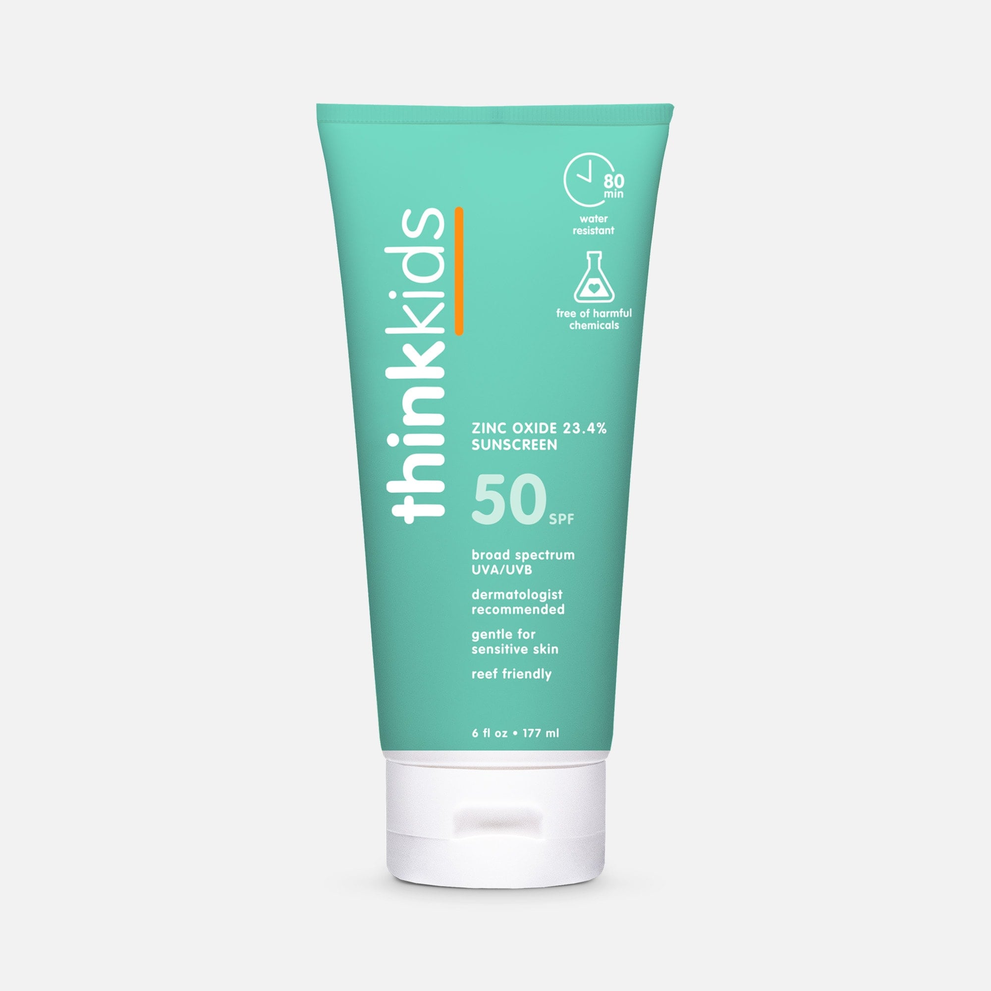 thinkkids SPF 50 Sunscreen, 6 fl oz.