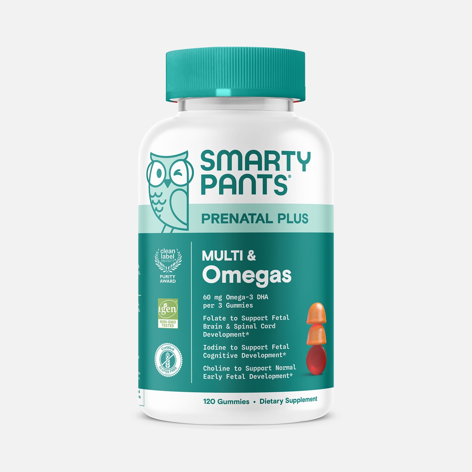 SmartyPants Prenatal Plus Multi & Omegas, 120 ct.