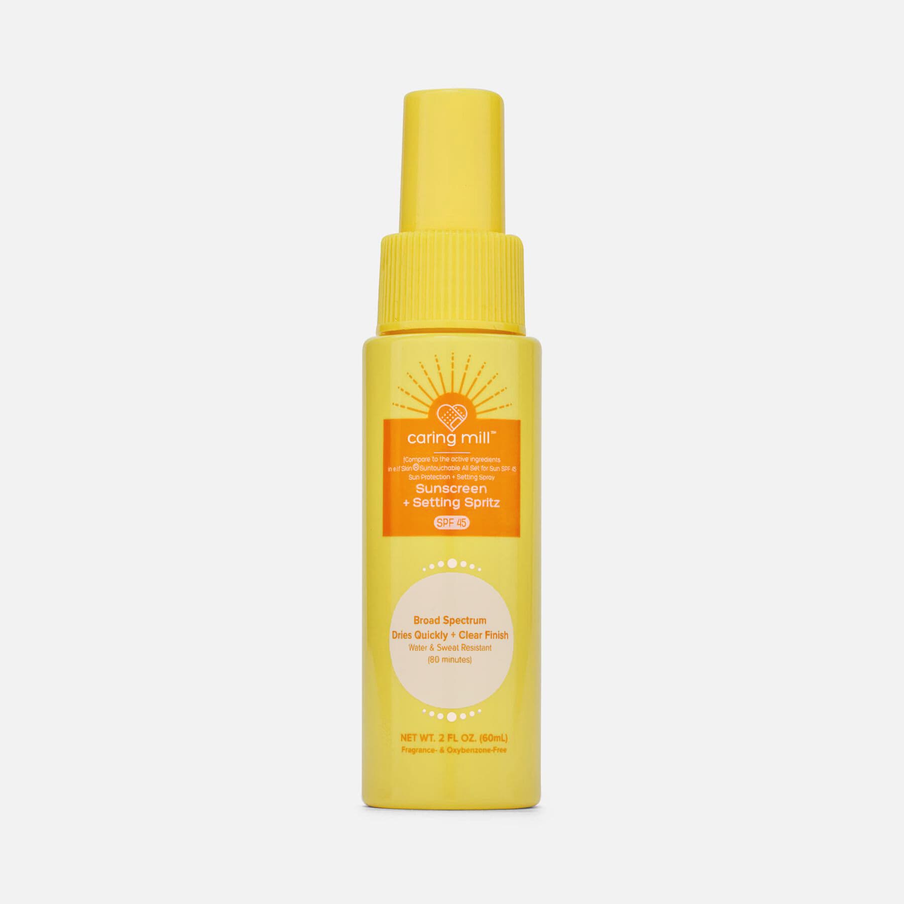 Caring Mill™ Sunscreen Setting Spritz, SPF 45, 2 oz.