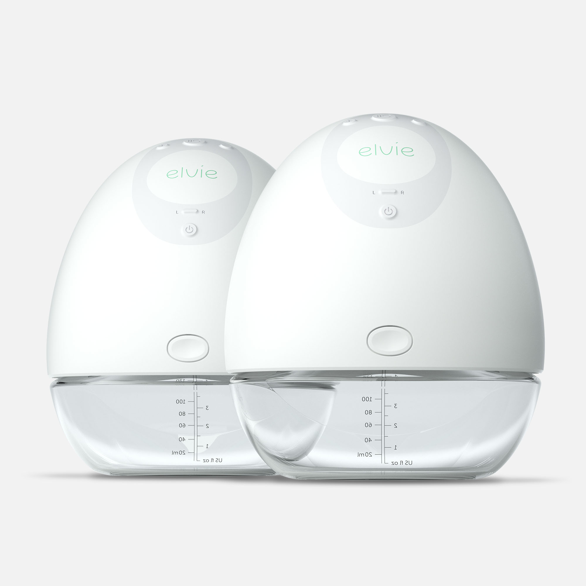 Elvie Breast Pump - Double, Wearable Breast Pump with App - The Smallest,  Quietest Electric Breast Pump - Portable Breast Pumps Hands Free & Discreet