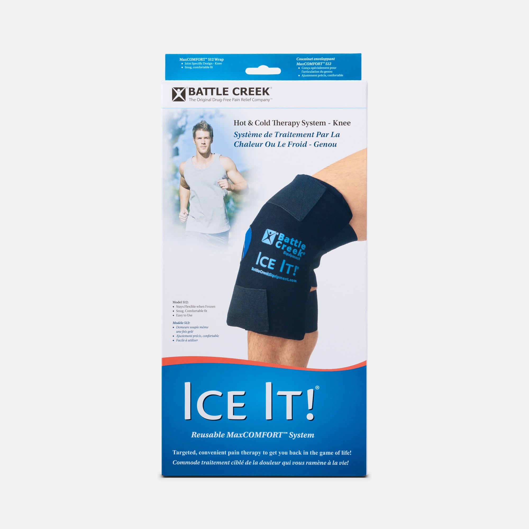 Battle Creek Ice It! Cold Comfort Knee System 12" x 13"