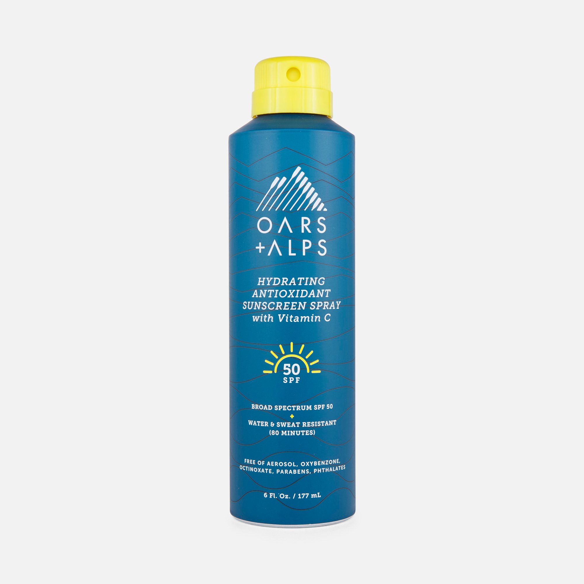 Oars + Alps Hydrating Antioxidant Sunscreen Spray SPF 50, 6 oz.