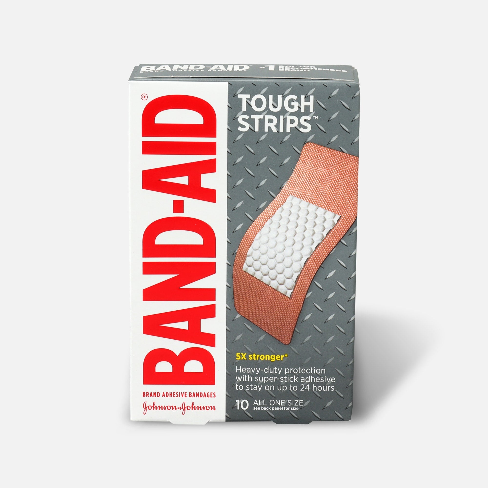 BAND-AID® Tough-Strips, Extra Large, 10 ct.