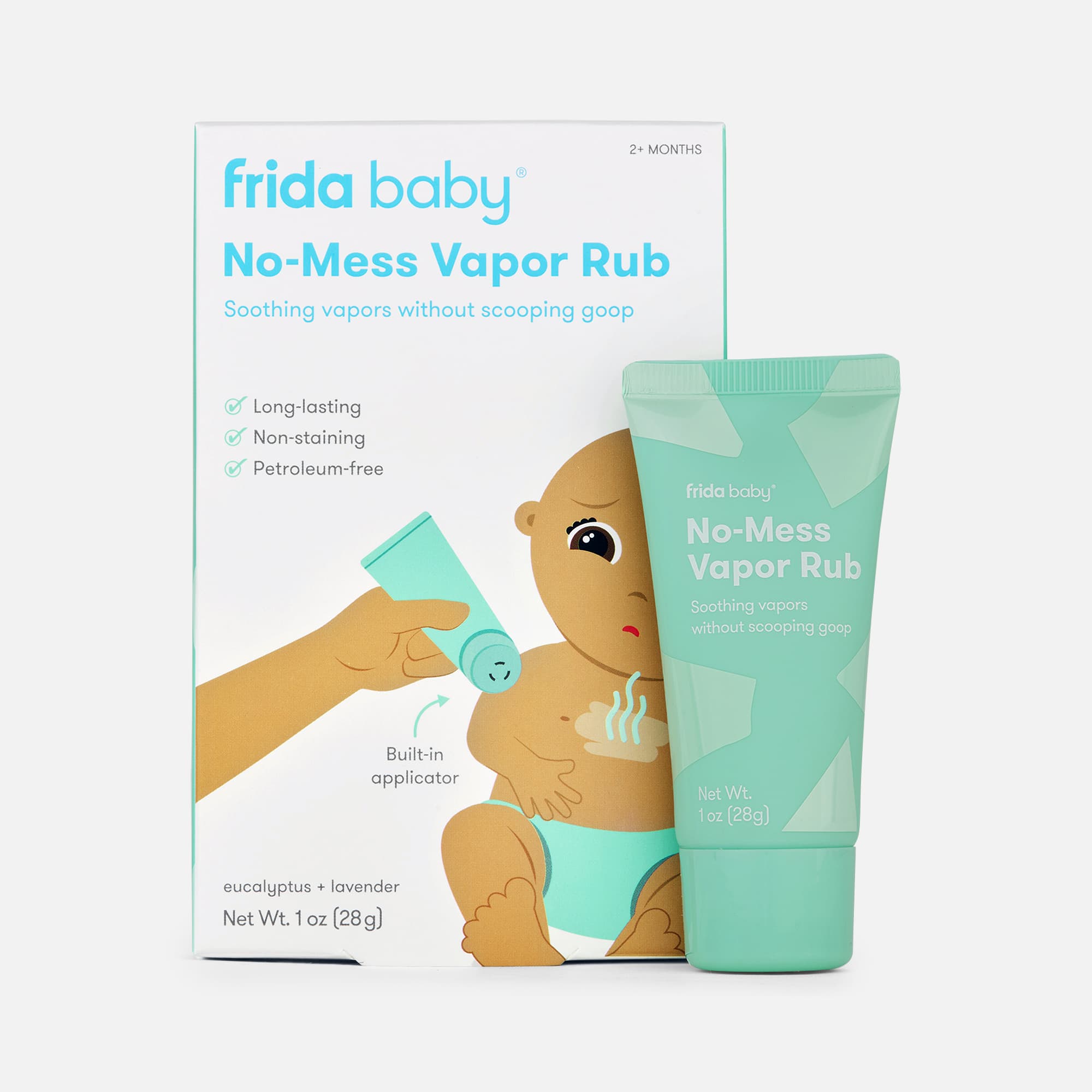 Frida Baby No-Mess Vapor Rub, Eucalyptus + Lavender