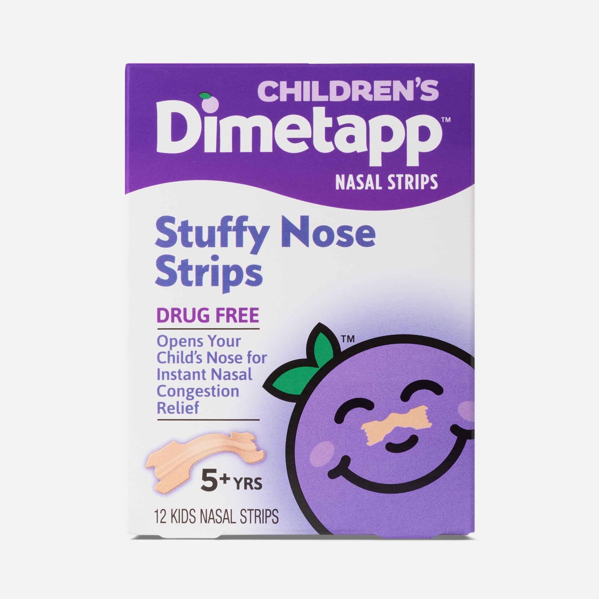 Children's Dimetapp Stuffy Nose Strips for Kids, 12 ct.