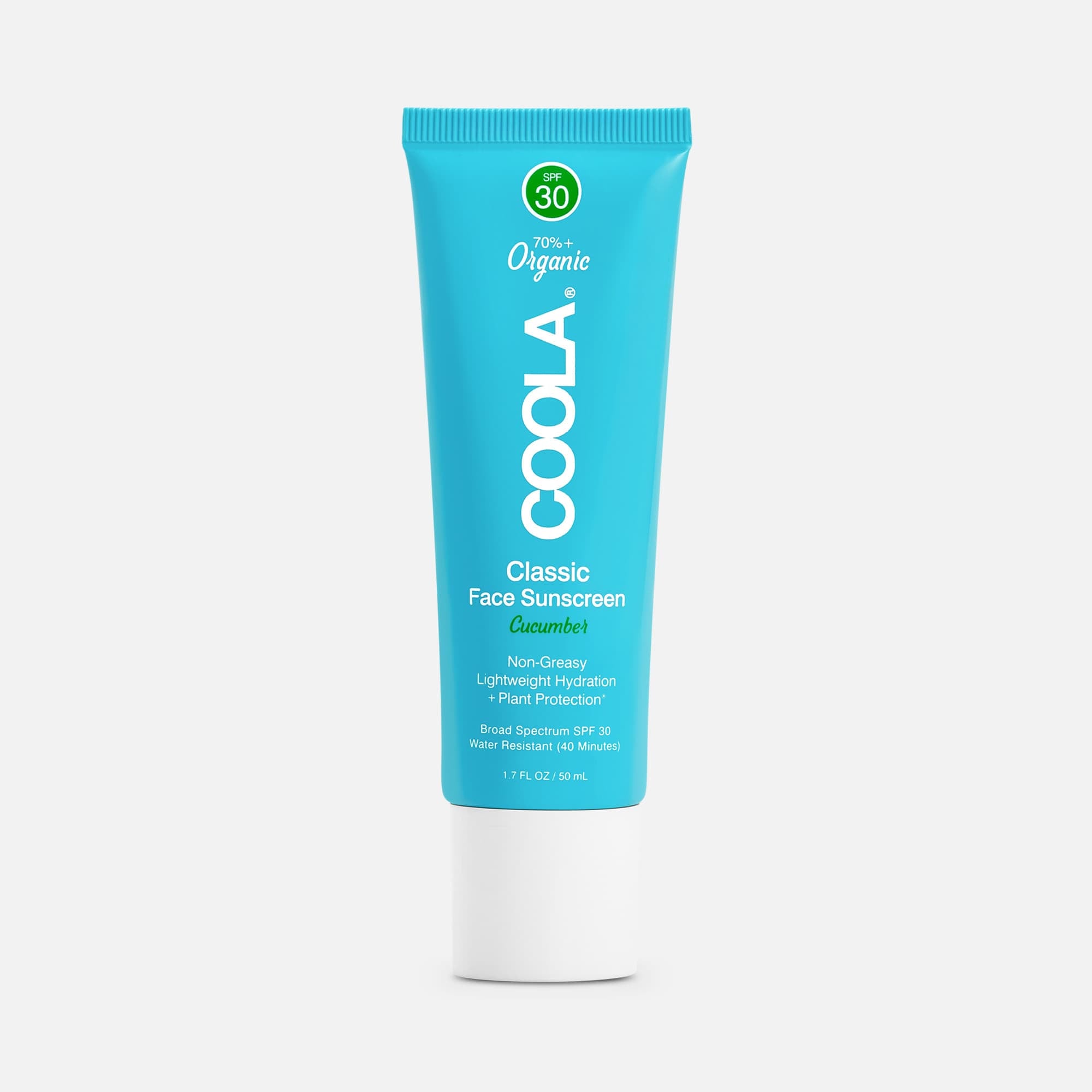 COOLA Classic Face Organic Sunscreen Lotion SPF 30 Cucumber, 1.7 oz.