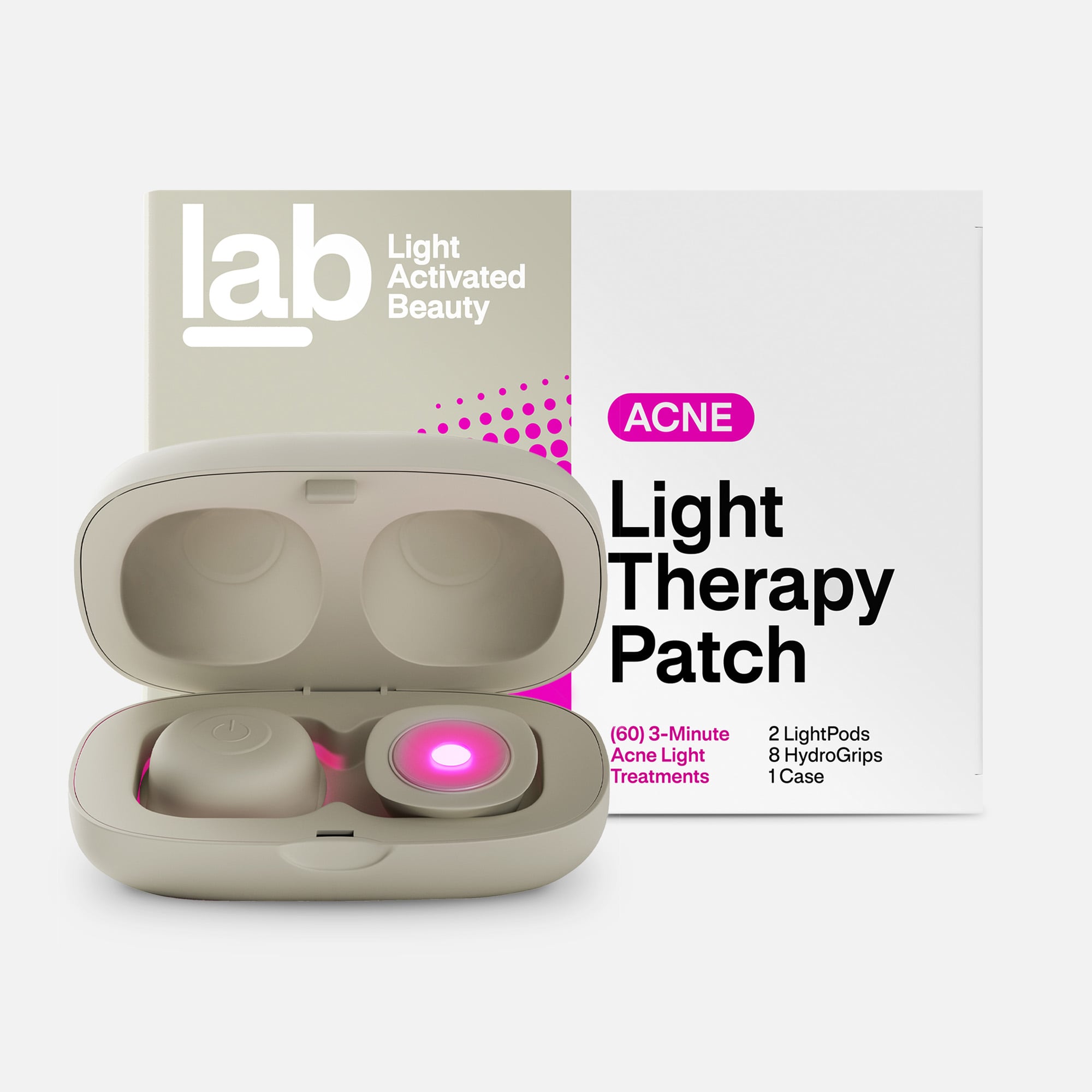 l.a.b. Acne Light Therapy Patch, 60 Uses (2-Pack)