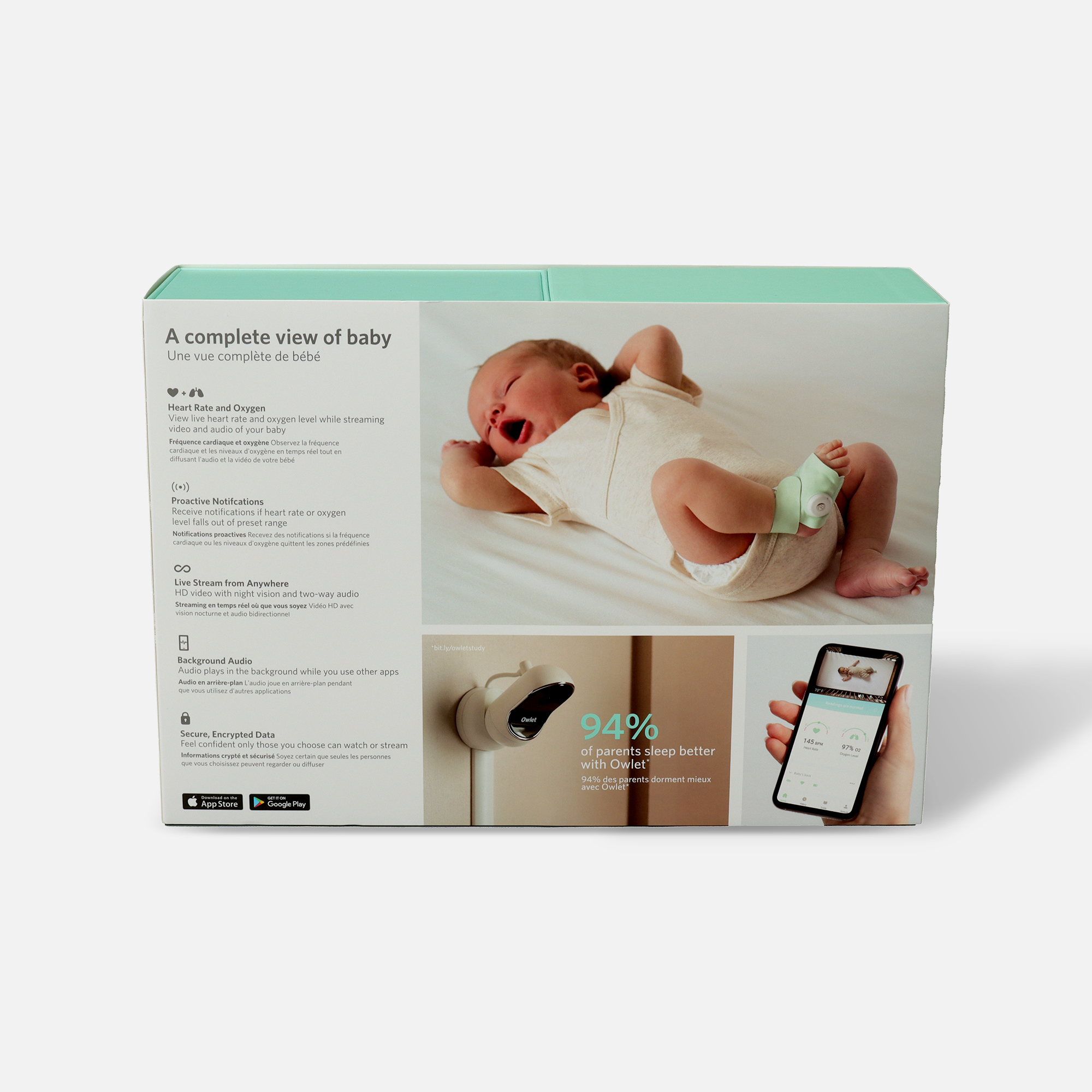 Owlet Monitor Duo Smart Sock 3 Plus Hd Video Camera Owlet Monitor Duo Smart Sock 3 Plus Hd Video Camera