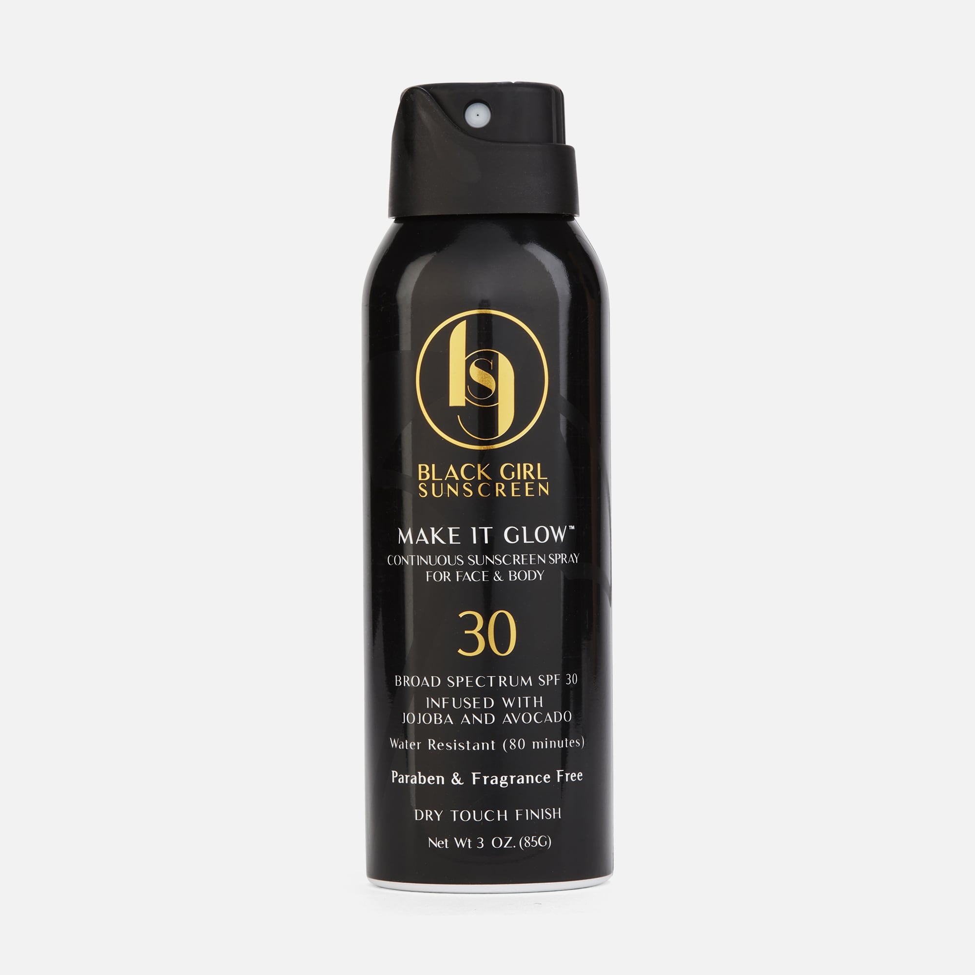 Black Girl Sunscreen Make It Glow Sunscreen Spray, SPF 30, 3 oz.