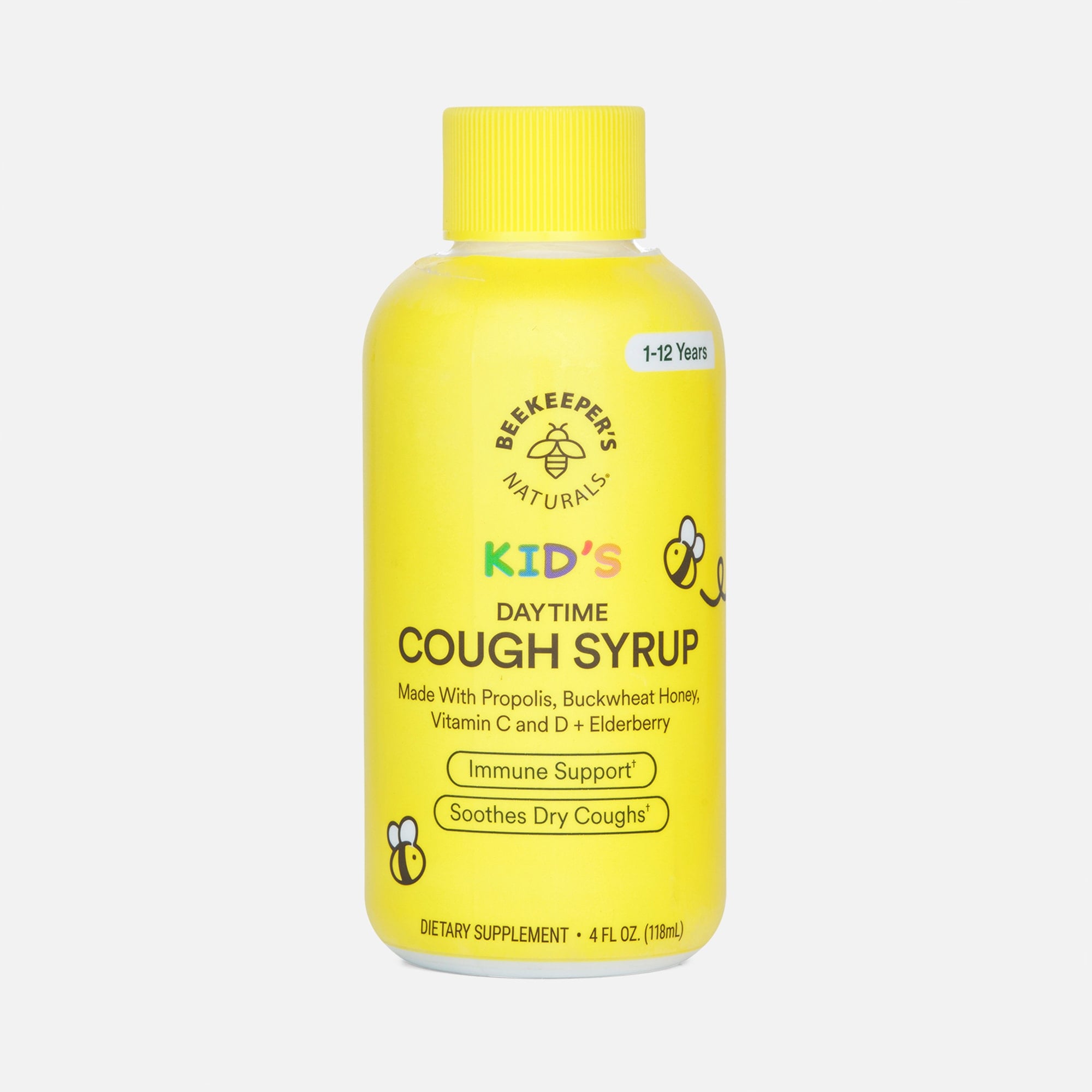 Beekeeper's Naturals Kid's Daytime Cough Syrup, 4 fl oz.