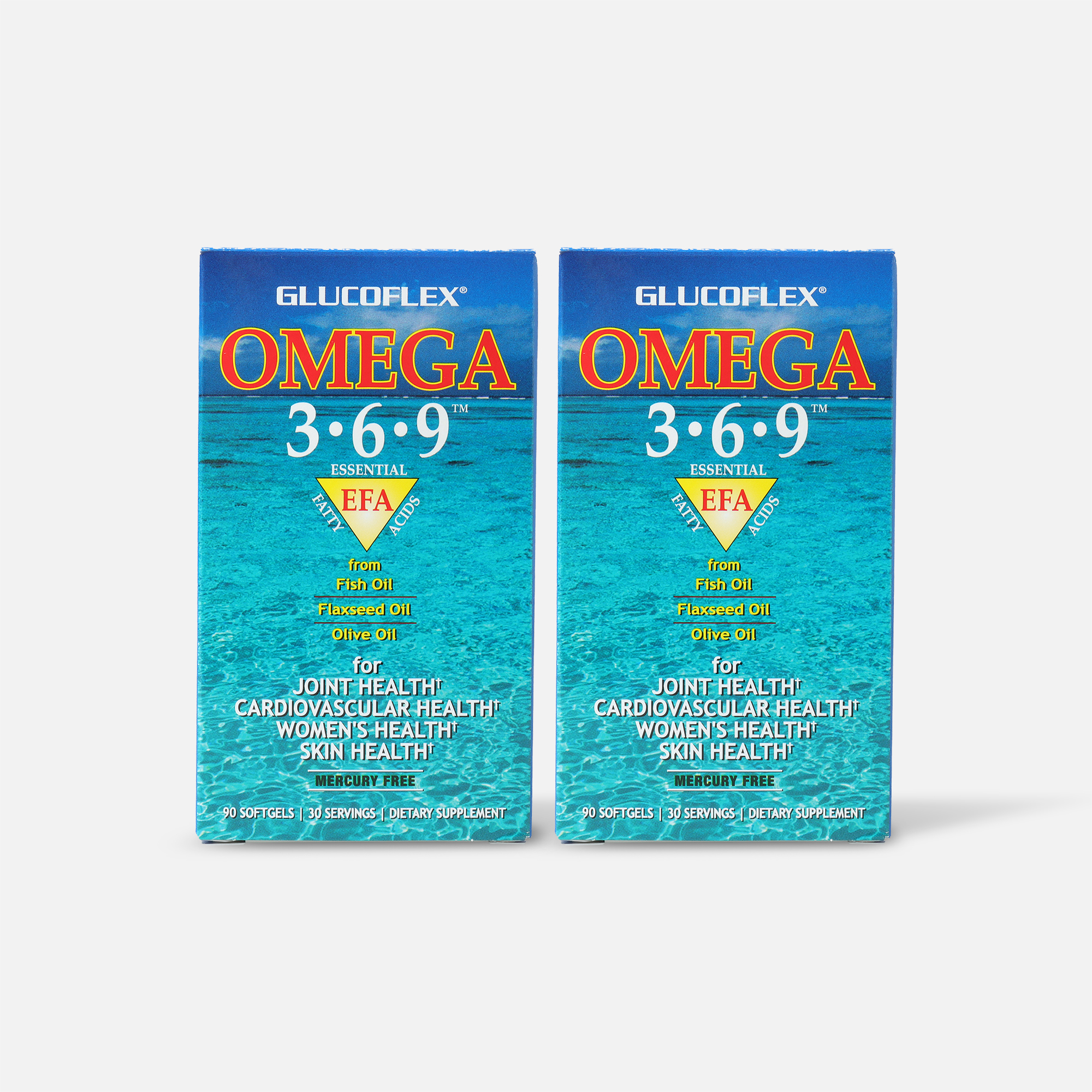 Windmill Glucoflex Omega 3-6-9 Softgels, 90 ea. (2-Pack)