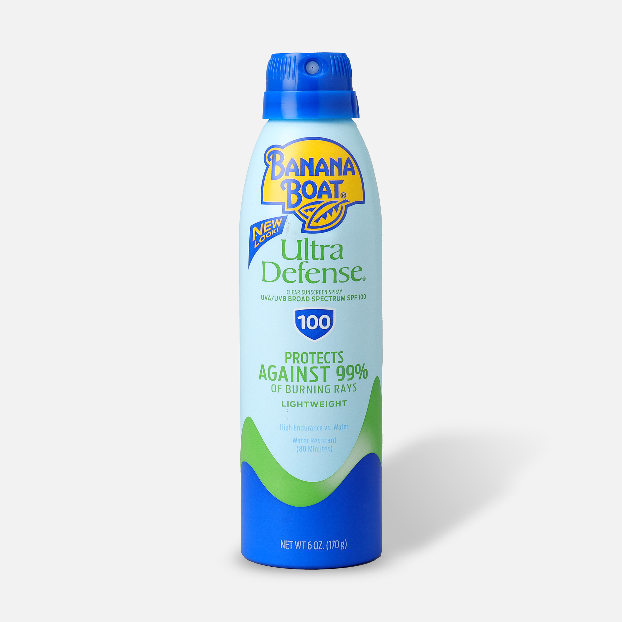 banana boat ultra defense clear sunscreen spray spf 100